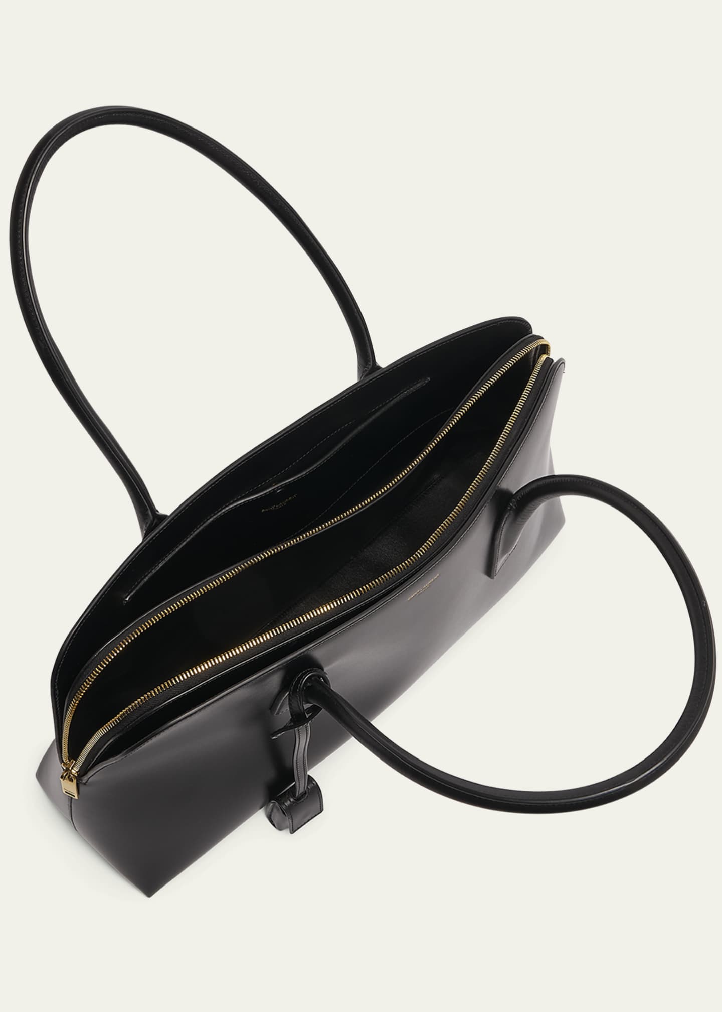 Saint Laurent Sac de Jour Large Bowling Shoulder Bag in Leather