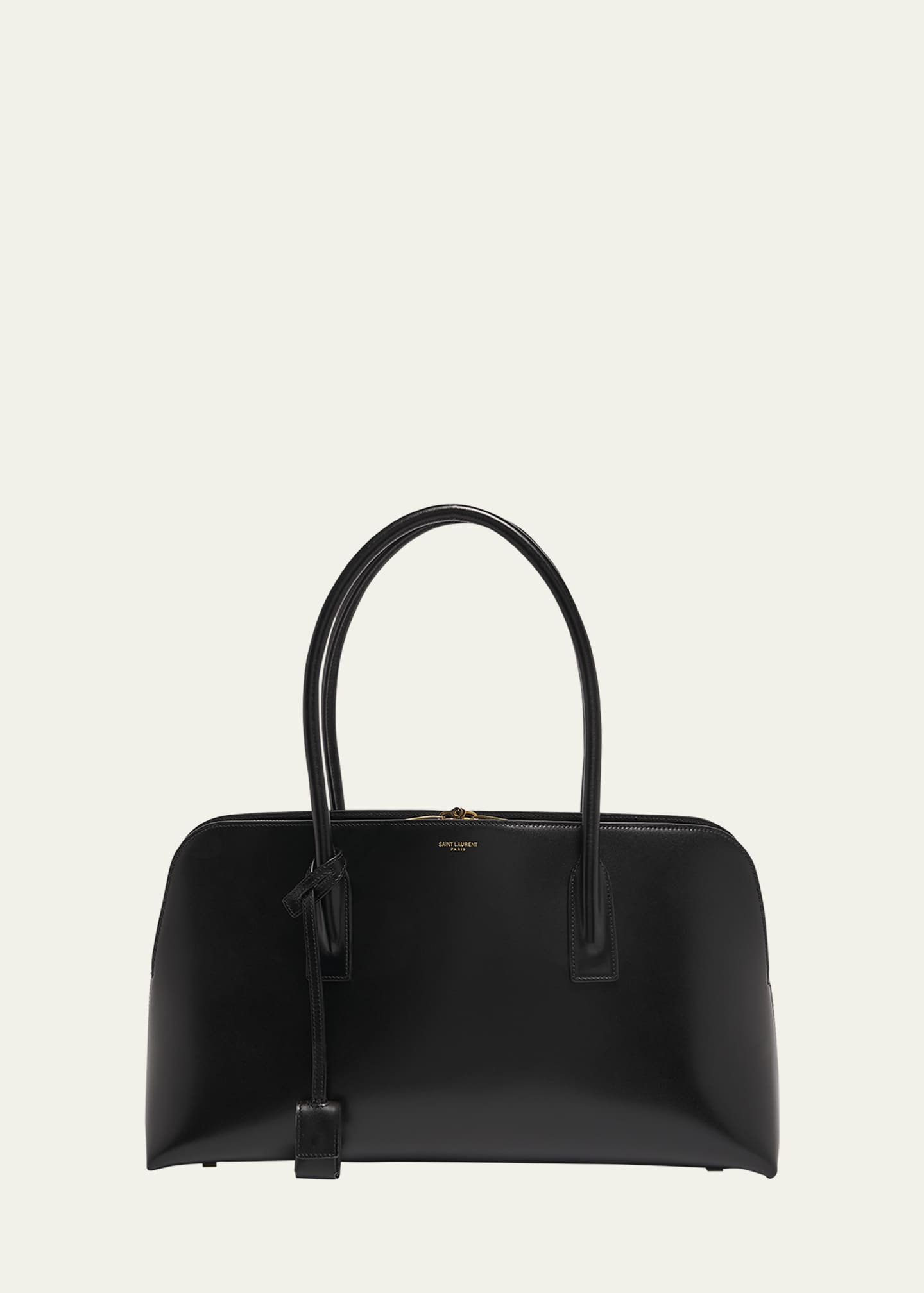 Saint Laurent Sac de Jour Large Bowling Shoulder Bag in Leather