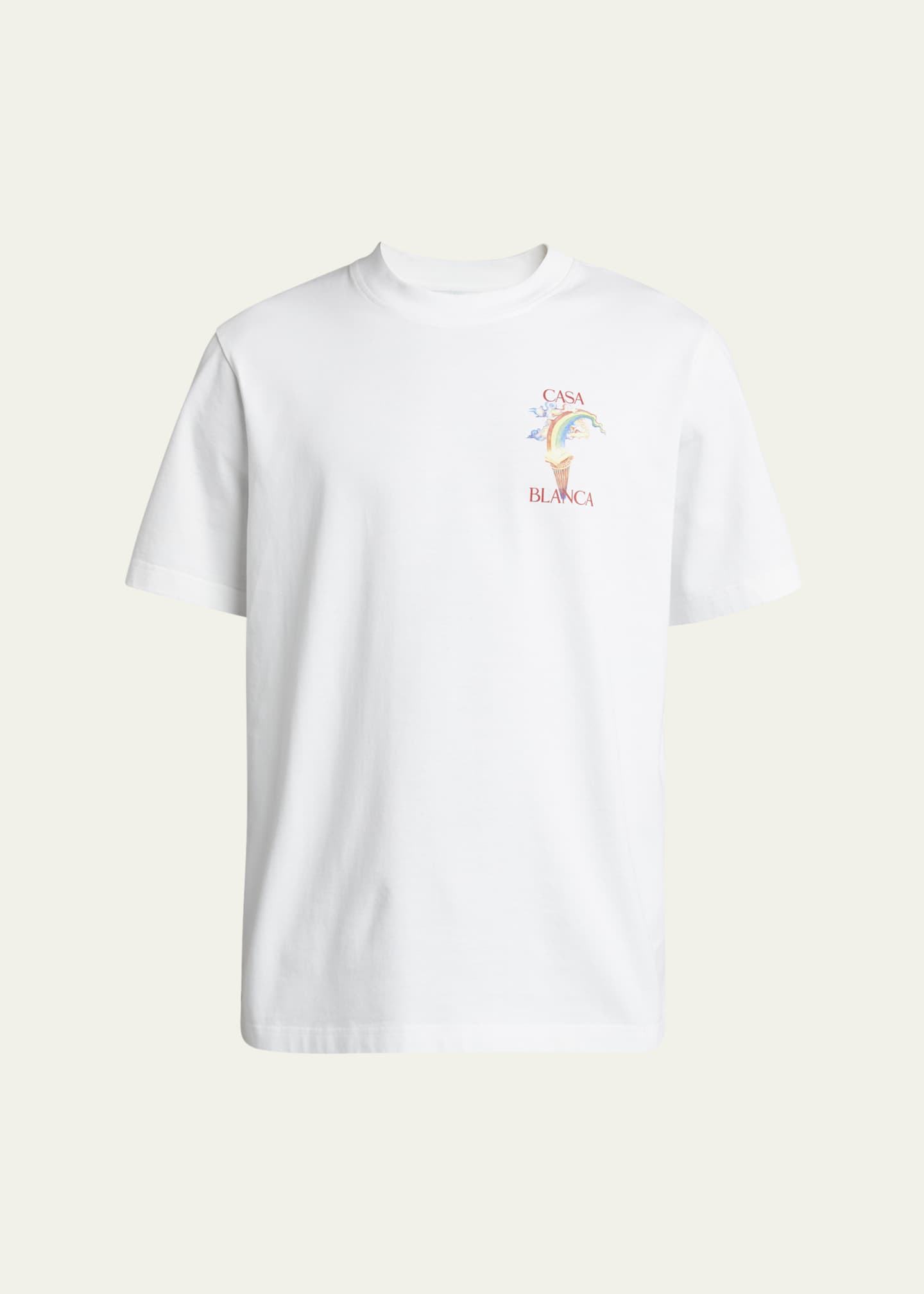 CASABLANCA Men's Nature's Teacher Mushroom Jersey T-Shirt Image 1 of 5
