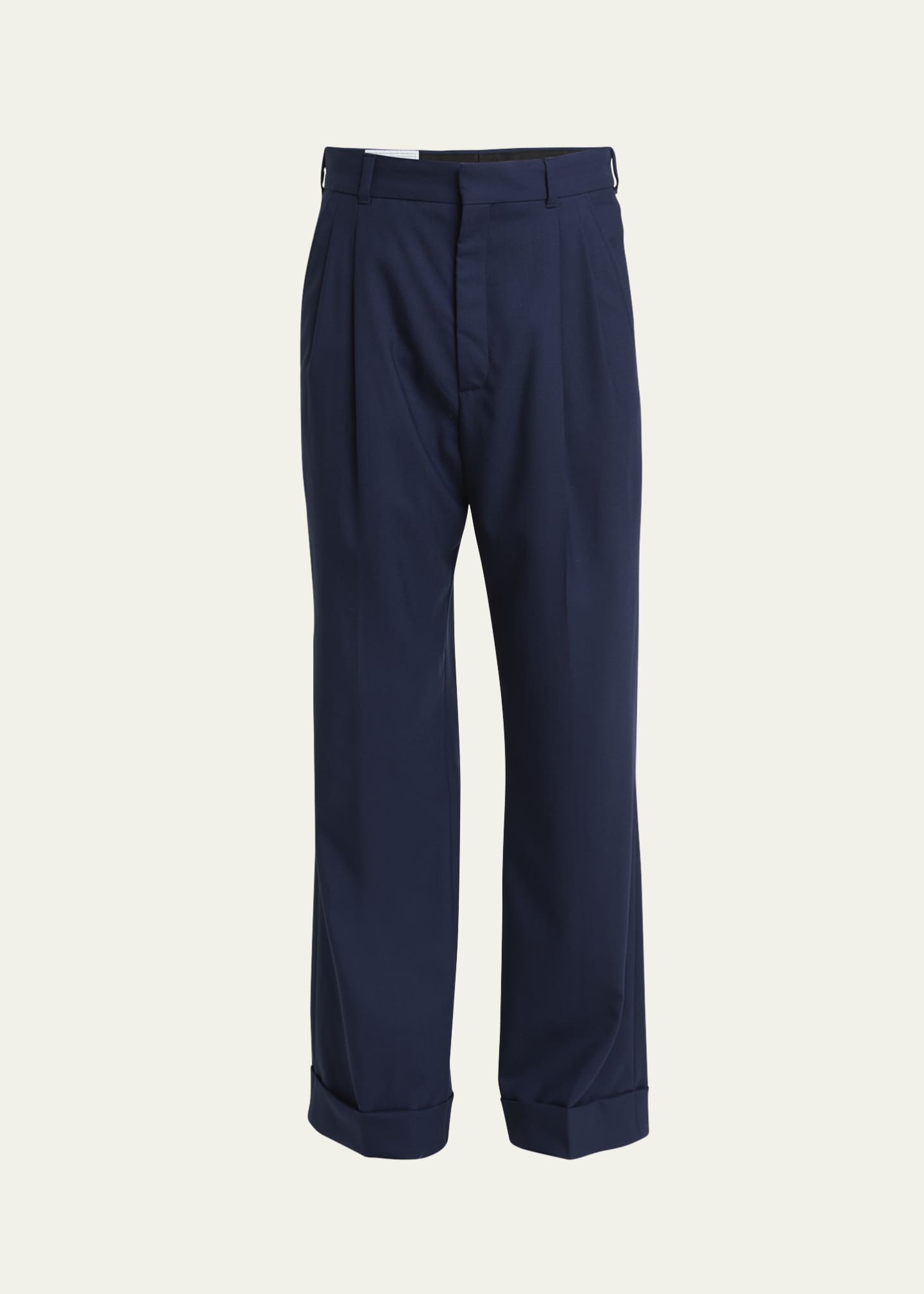 CASABLANCA Men's Wool Elastic-Waist Pleated Pants Image 1 of 5