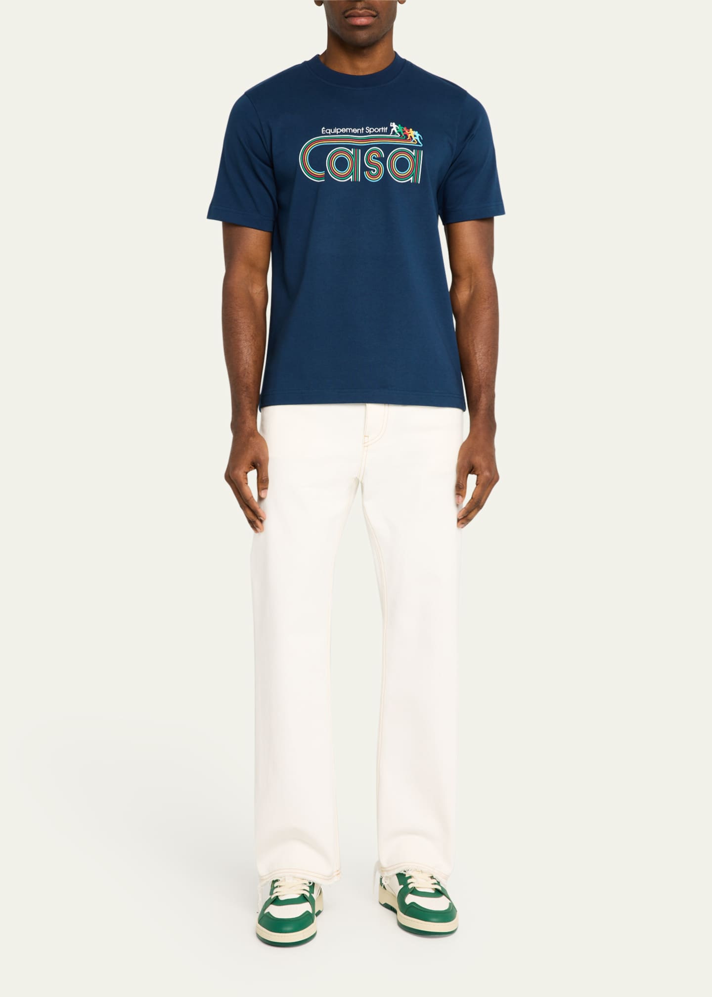 CASABLANCA Men's Equipment Sportif Casa T-Shirt Image 2 of 5