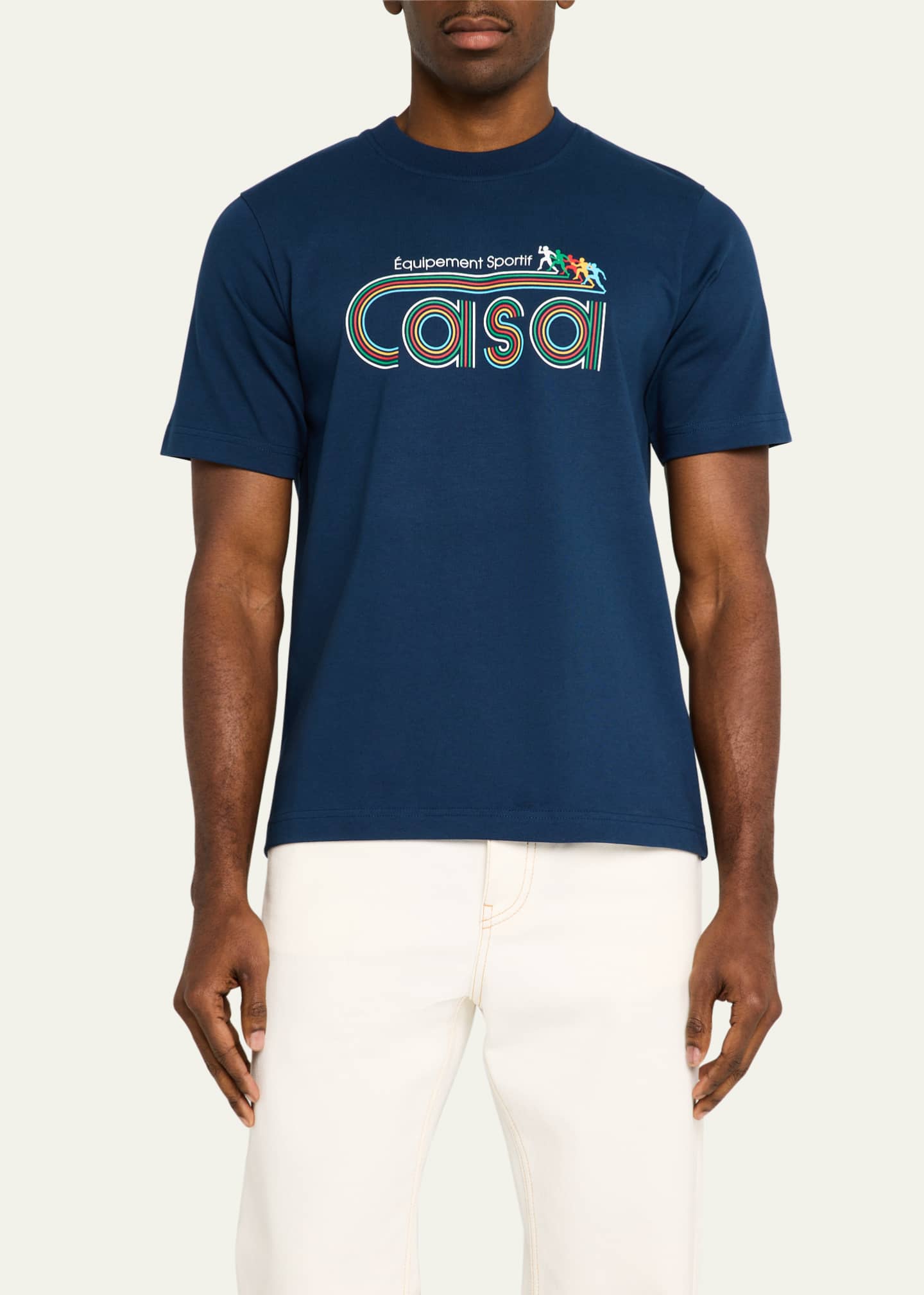 CASABLANCA Men's Equipment Sportif Casa T-Shirt Image 4 of 5