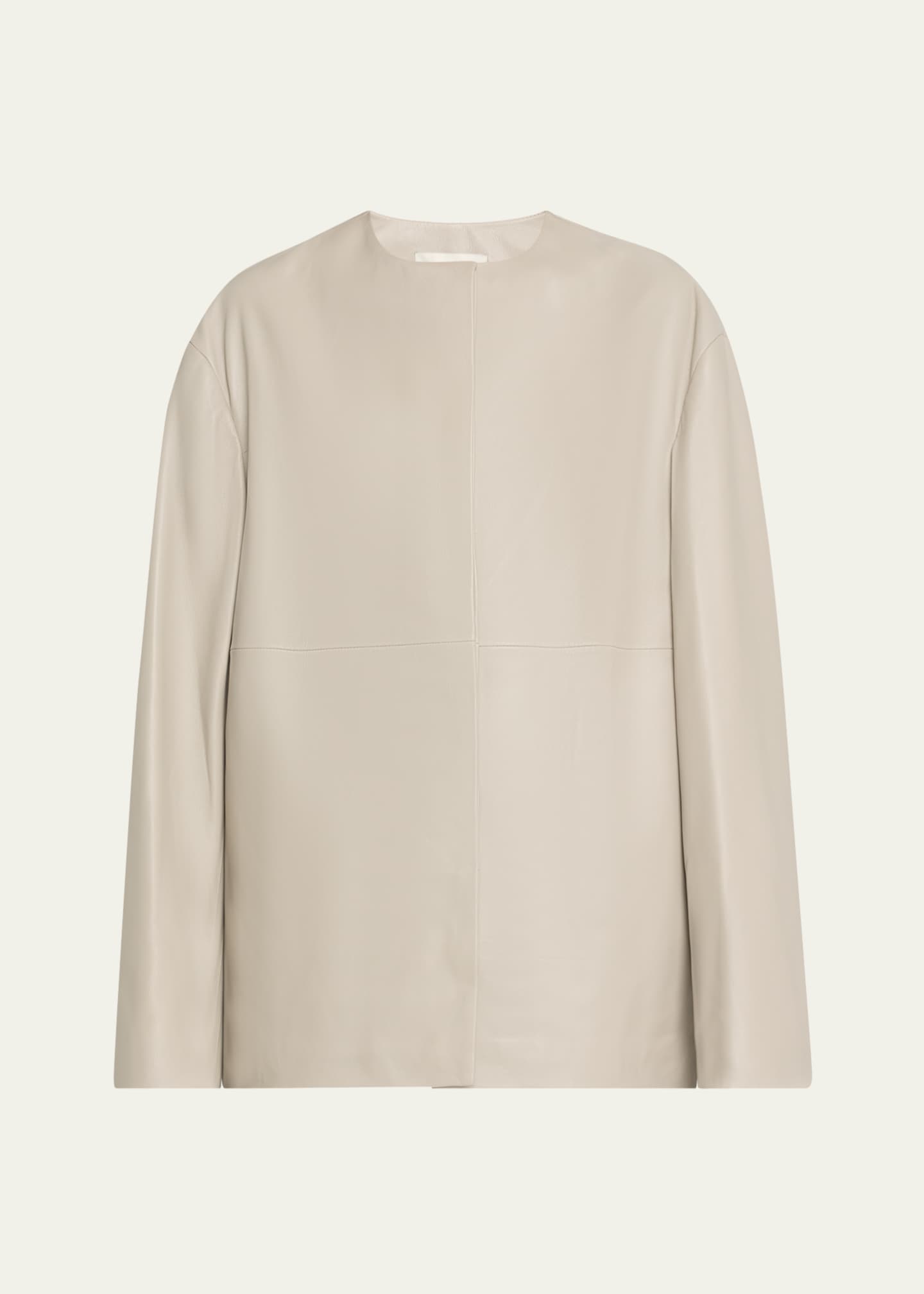 Loulou Studio Atalia Paneled Leather Coat Image 1 of 5