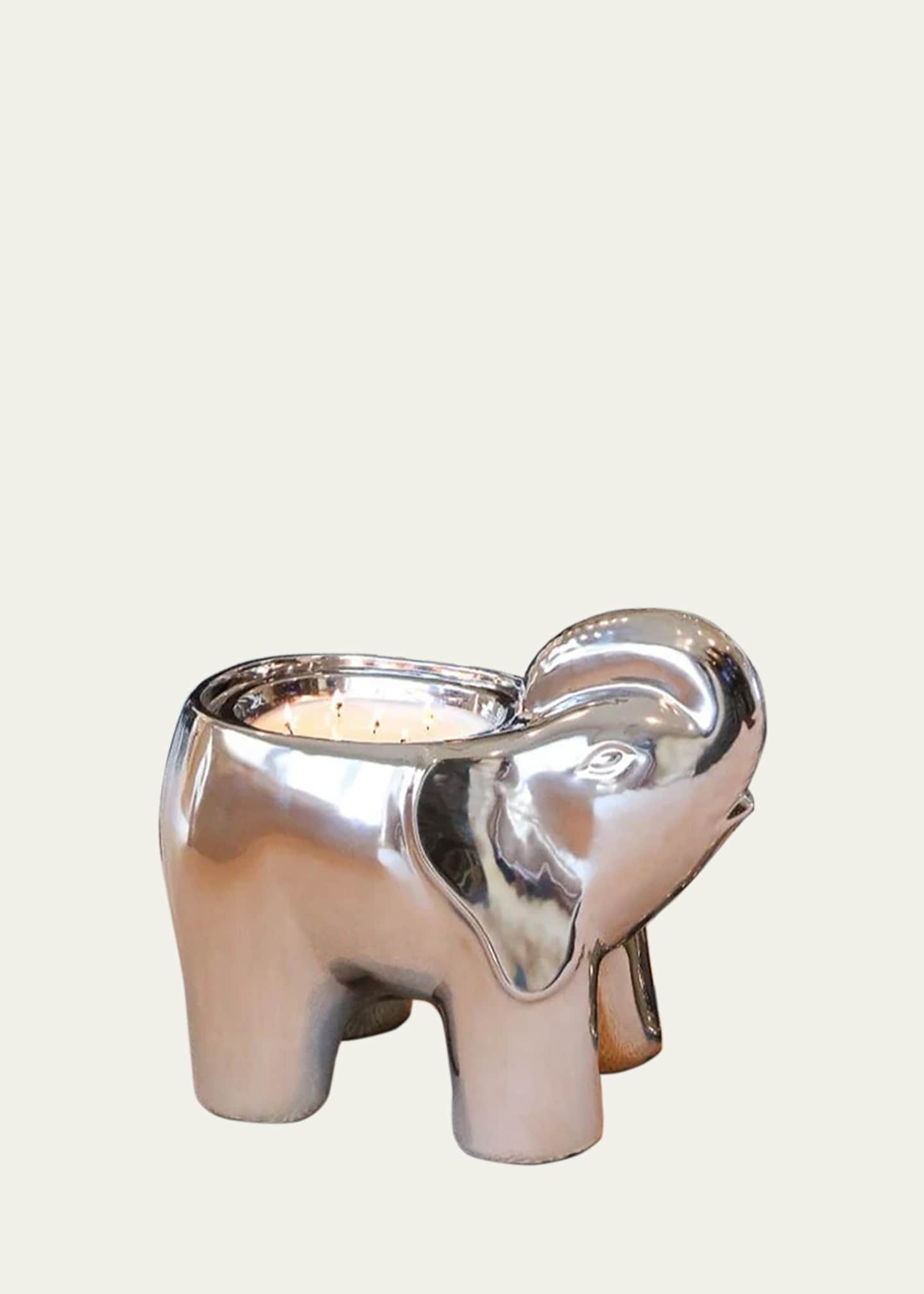 Thompson Ferrier Silvertone Grand Elephant Candle, 20 oz. Image 1 of 3