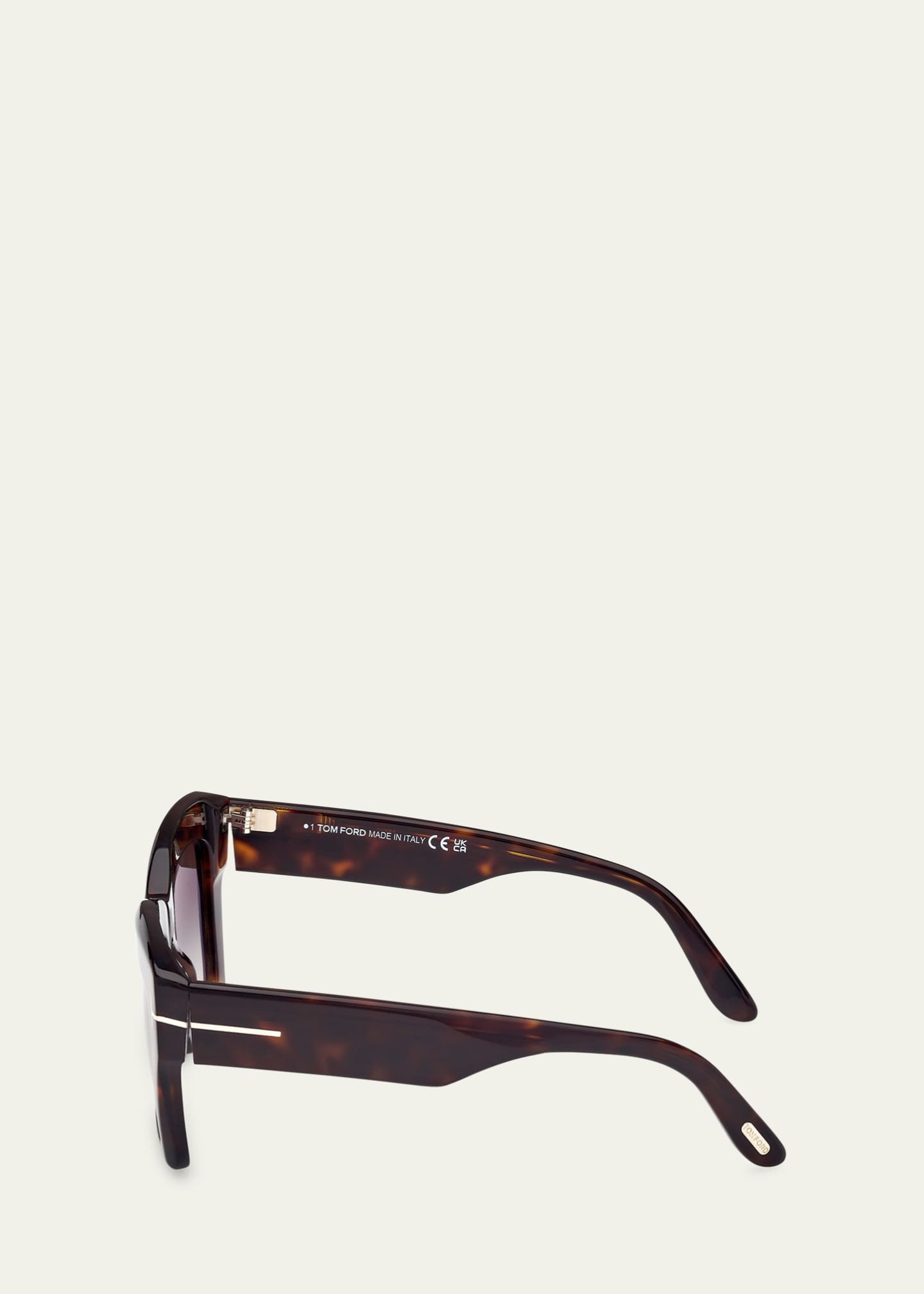TOM FORD Luna Gradient Butterfly Sunglasses Image 3 of 3