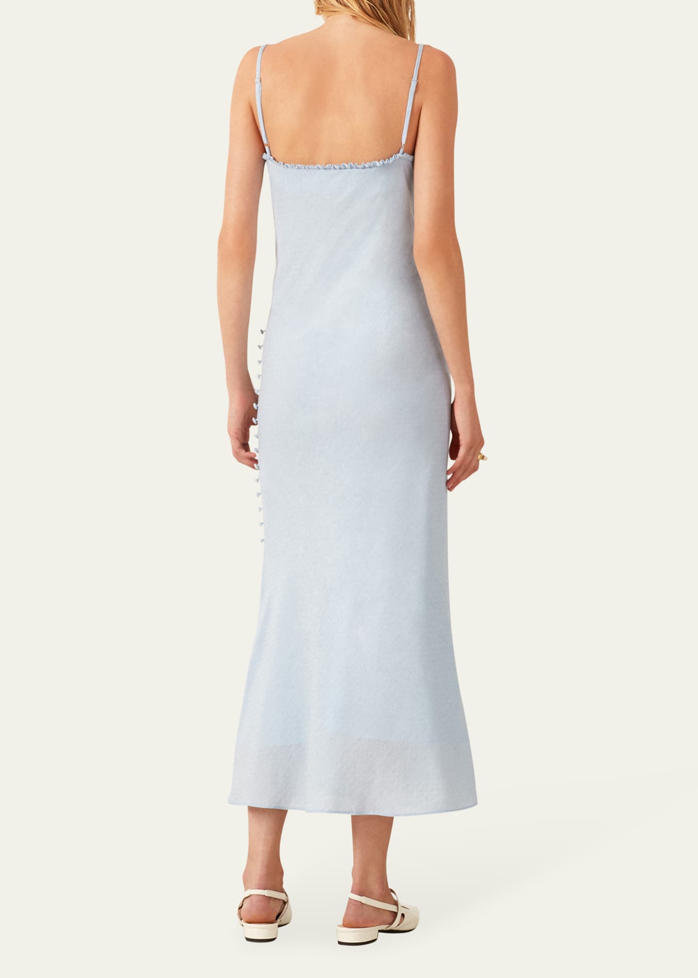 Alix of Bohemia Athens Bluejay Slip Dress Image 3 of 5