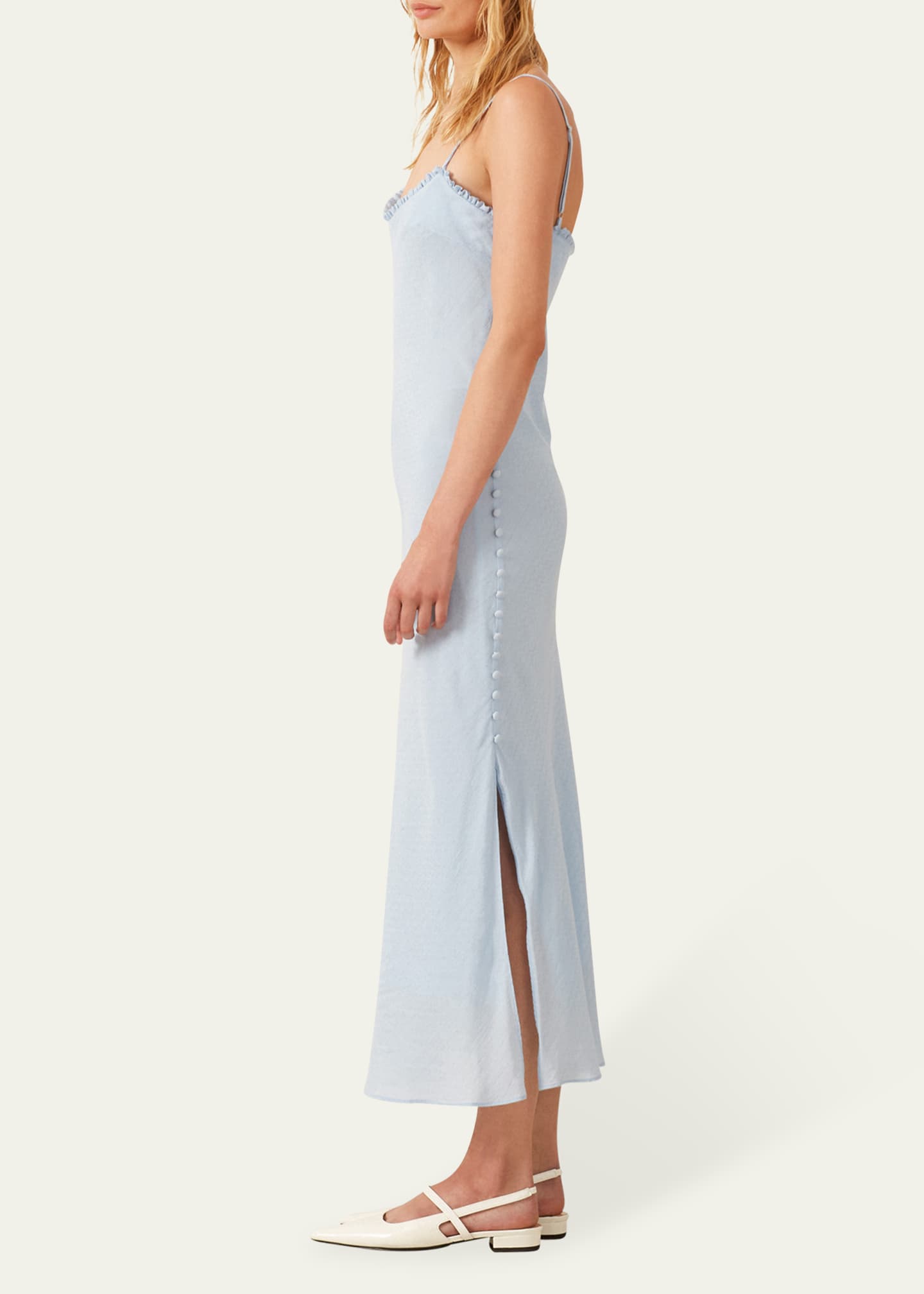Alix of Bohemia Athens Bluejay Slip Dress Image 4 of 5