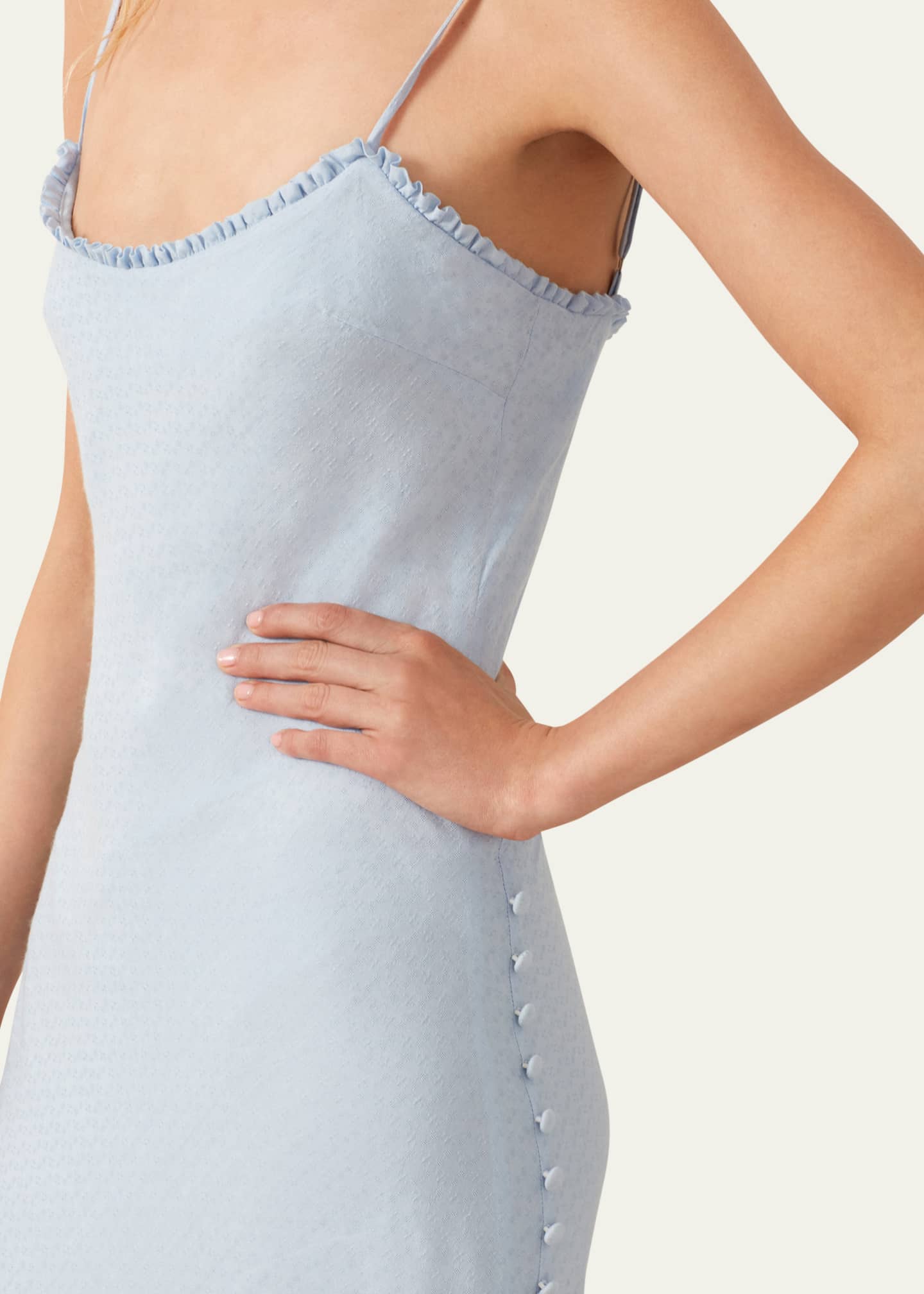 Alix of Bohemia Athens Bluejay Slip Dress Image 5 of 5