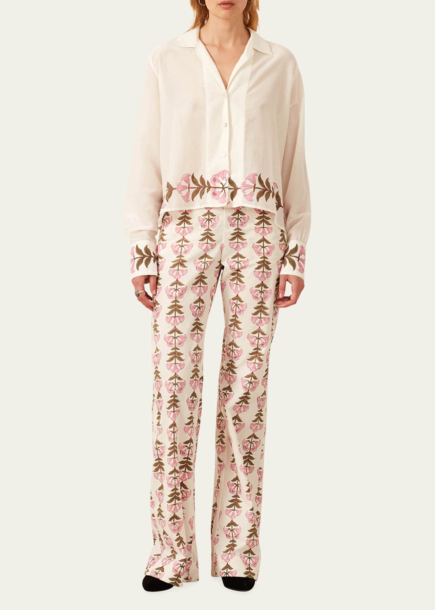 Alix of Bohemia Pippa Trumpet Lily Shirt Image 2 of 5