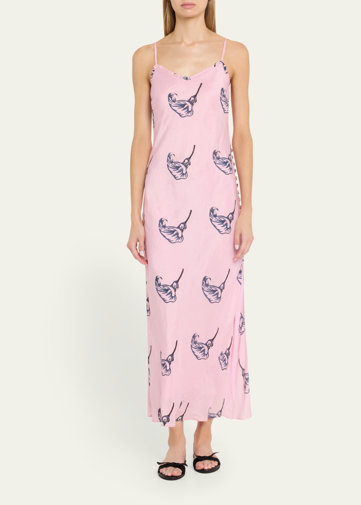 Alix of Bohemia Athens Calla Lily Slip Dress Image 2 of 5