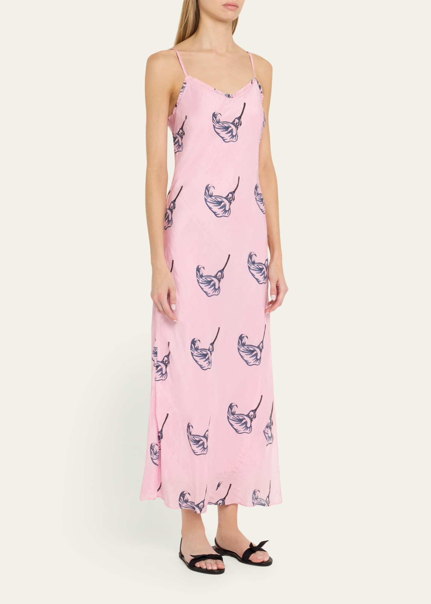 Alix of Bohemia Athens Calla Lily Slip Dress Image 4 of 5
