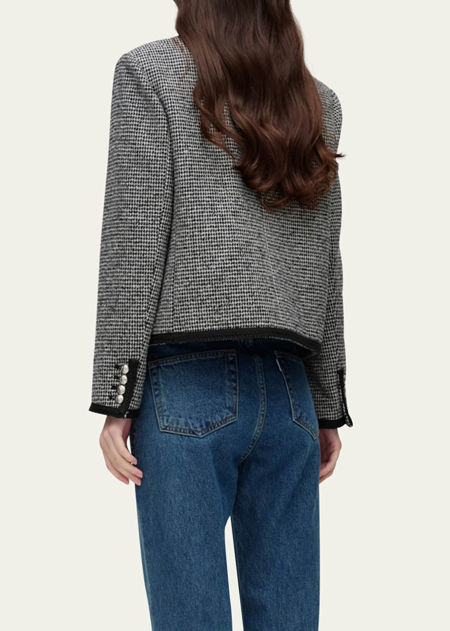 Dunst Classic Bouclé Tweed Jacket Image 3 of 4