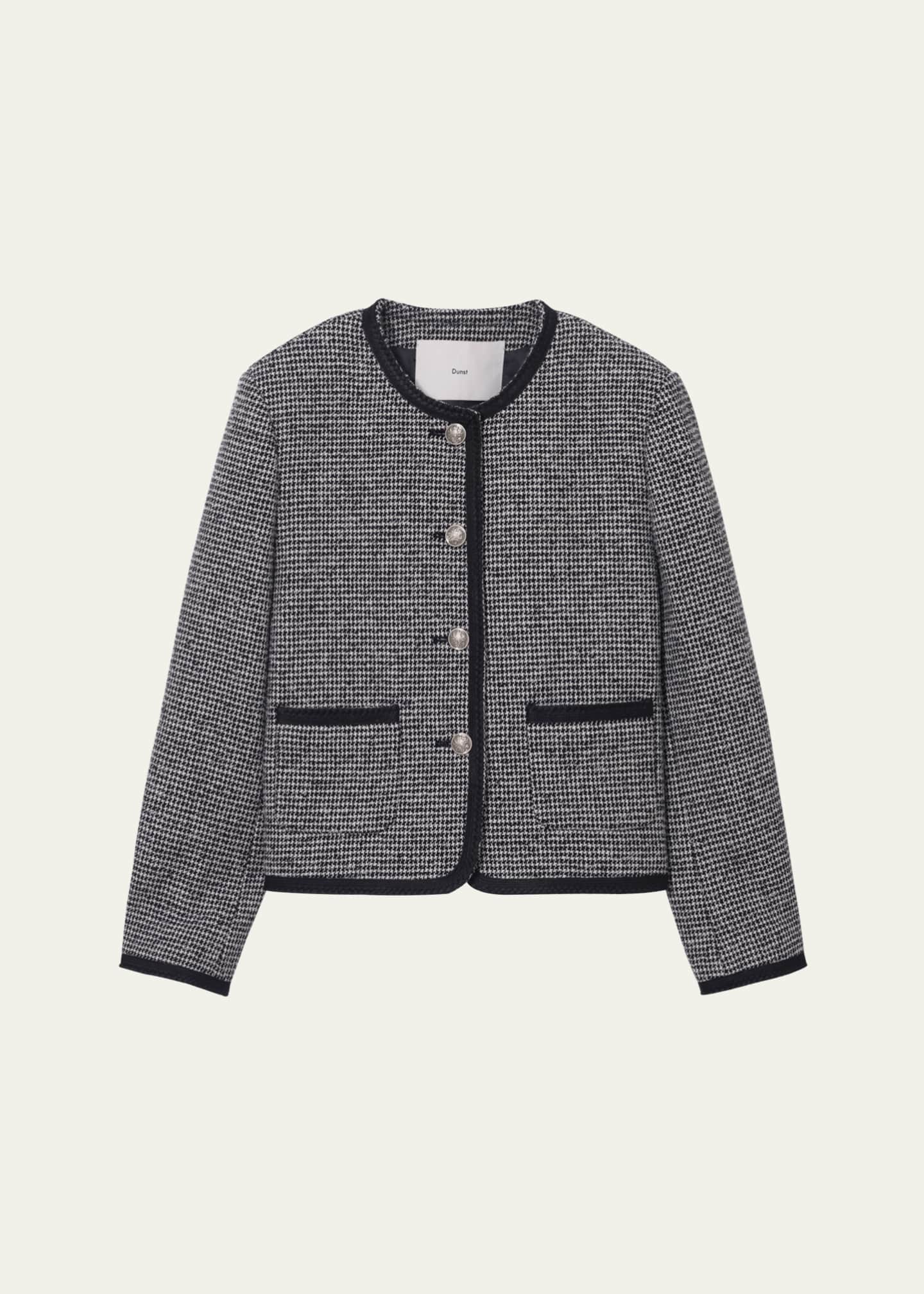 Dunst Classic Bouclé Tweed Jacket Image 1 of 4