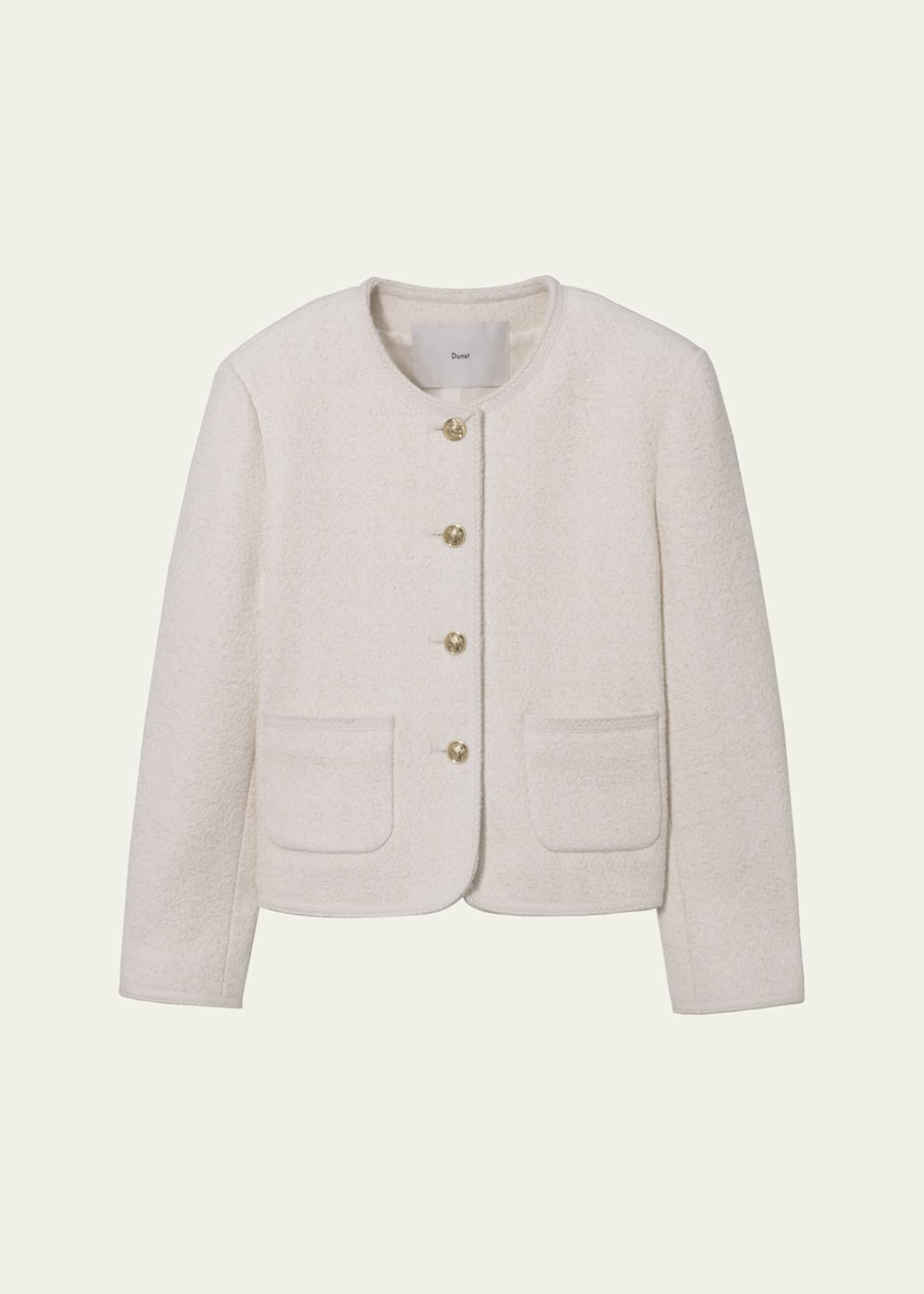 Dunst Classic Bouclé Tweed Jacket Image 1 of 4