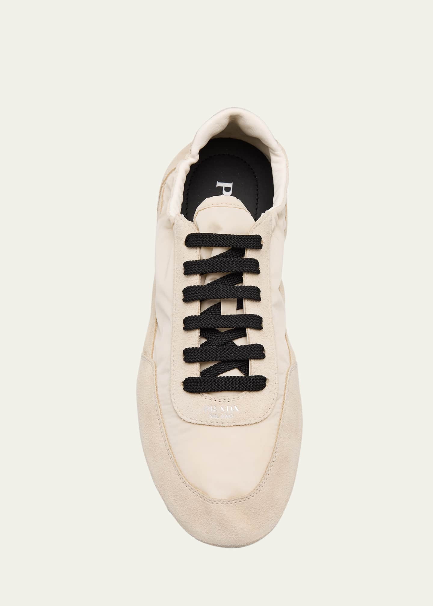 Prada Low-Top Suede Sneakers Image 5 of 6