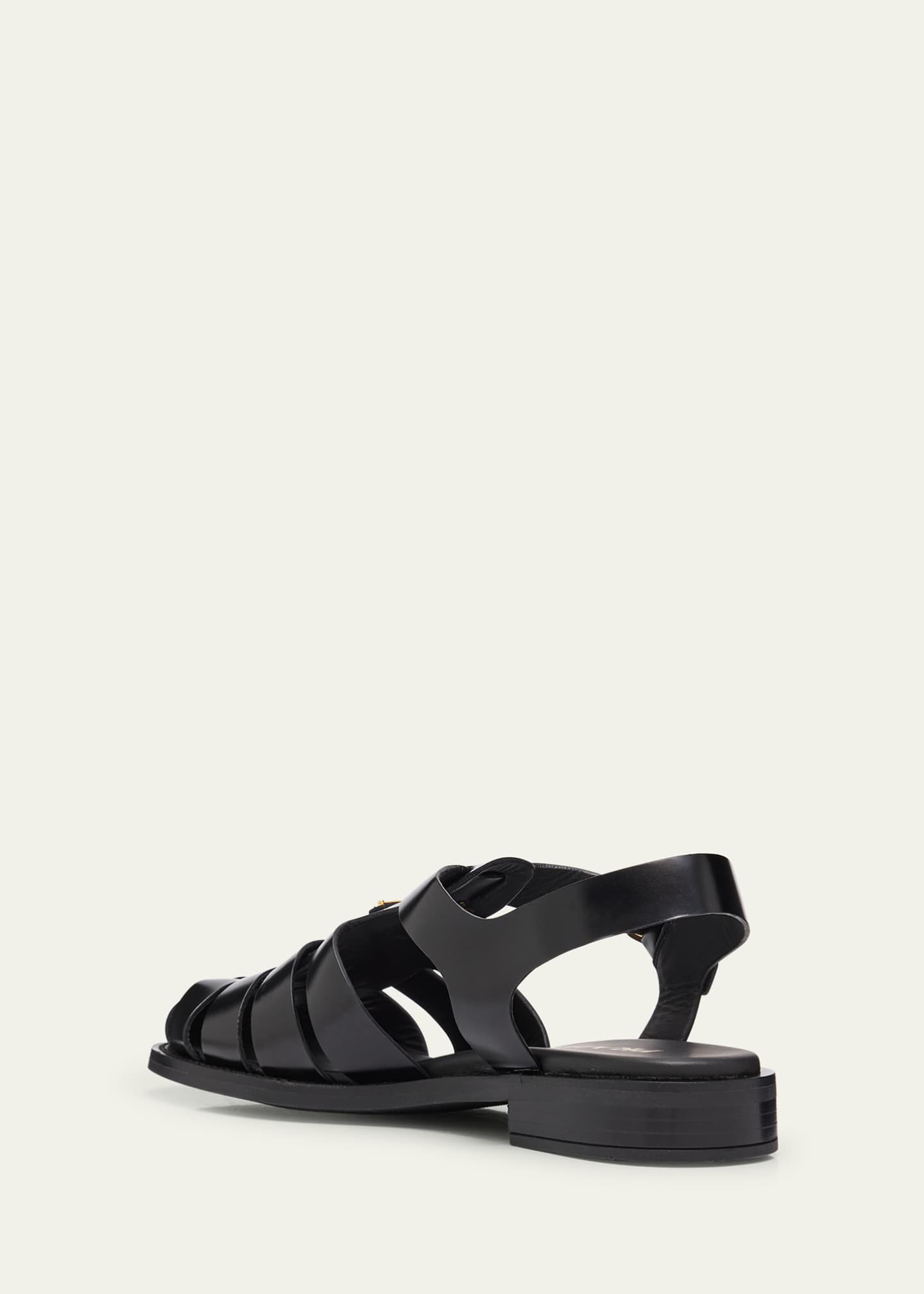 Prada Calf Leather Fisherman Sandals Image 4 of 6