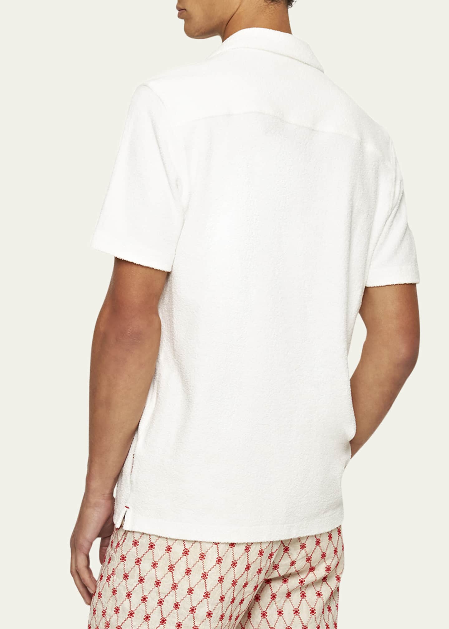 Orlebar Brown Men's Alex Lattice Jacquard Shorts - Bergdorf Goodman