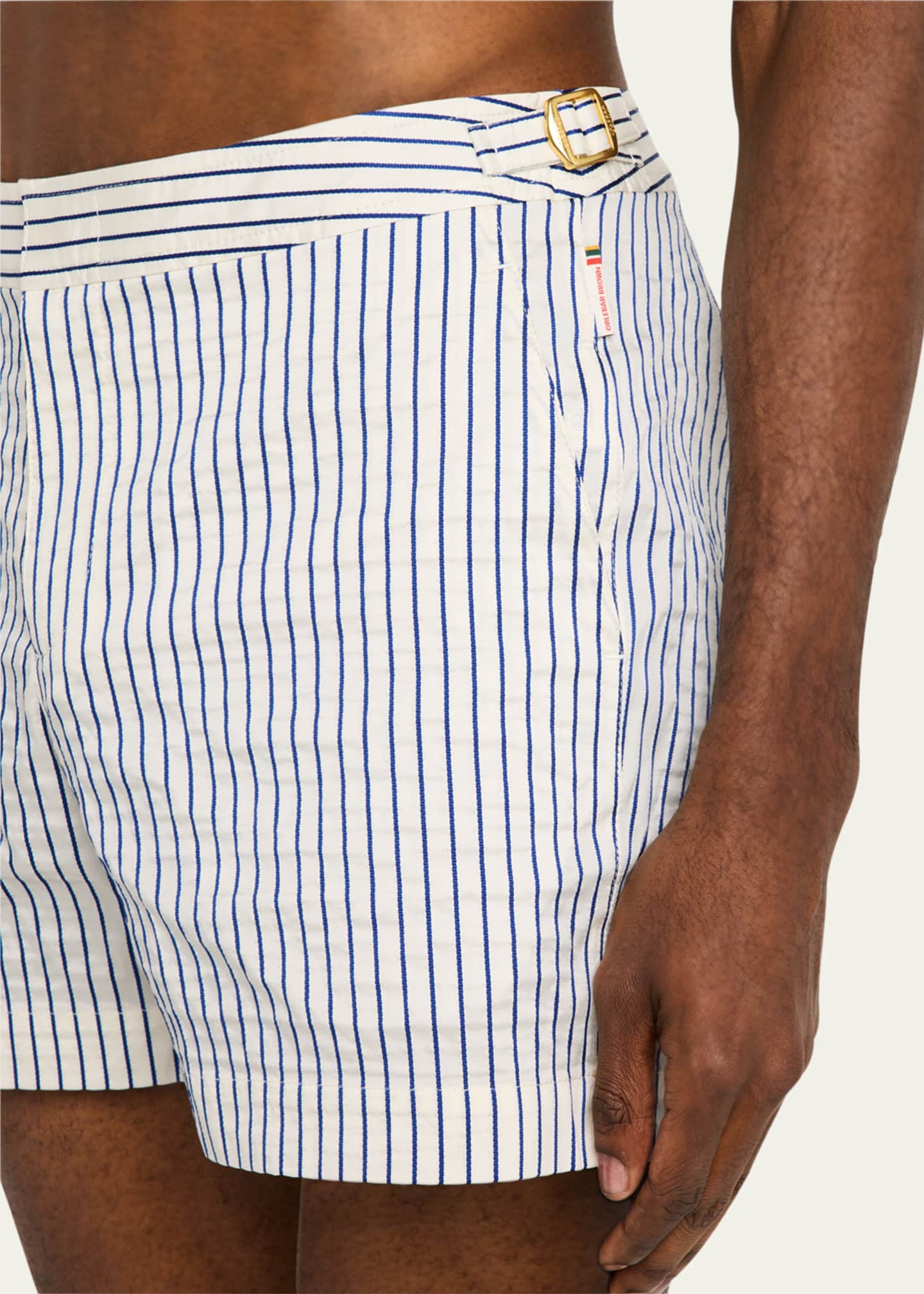Orlebar Brown Men's Setter Classic Stripe Swim Shorts Image 4 of 4