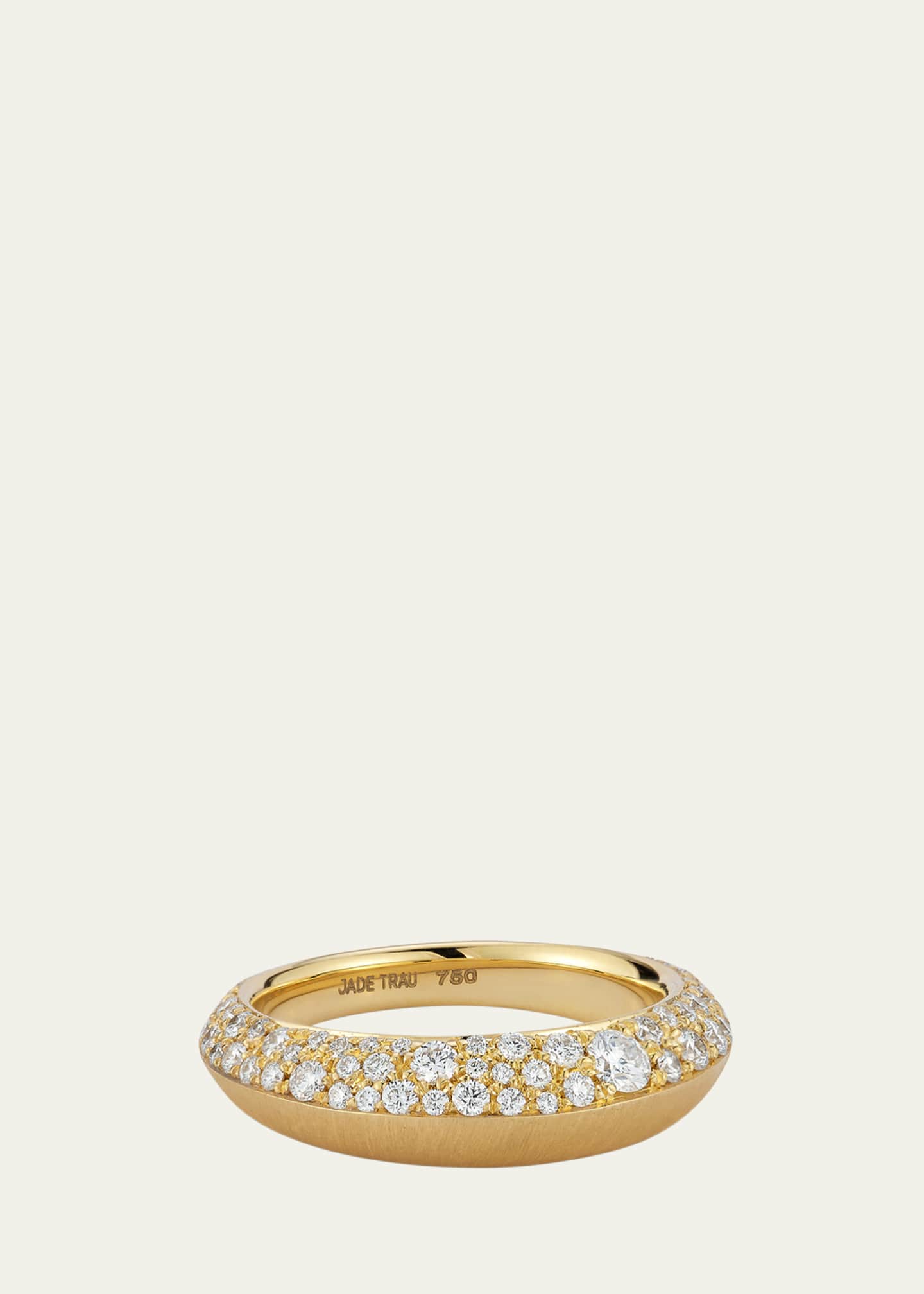 Jade Trau Frankie Half-Diamond Ring