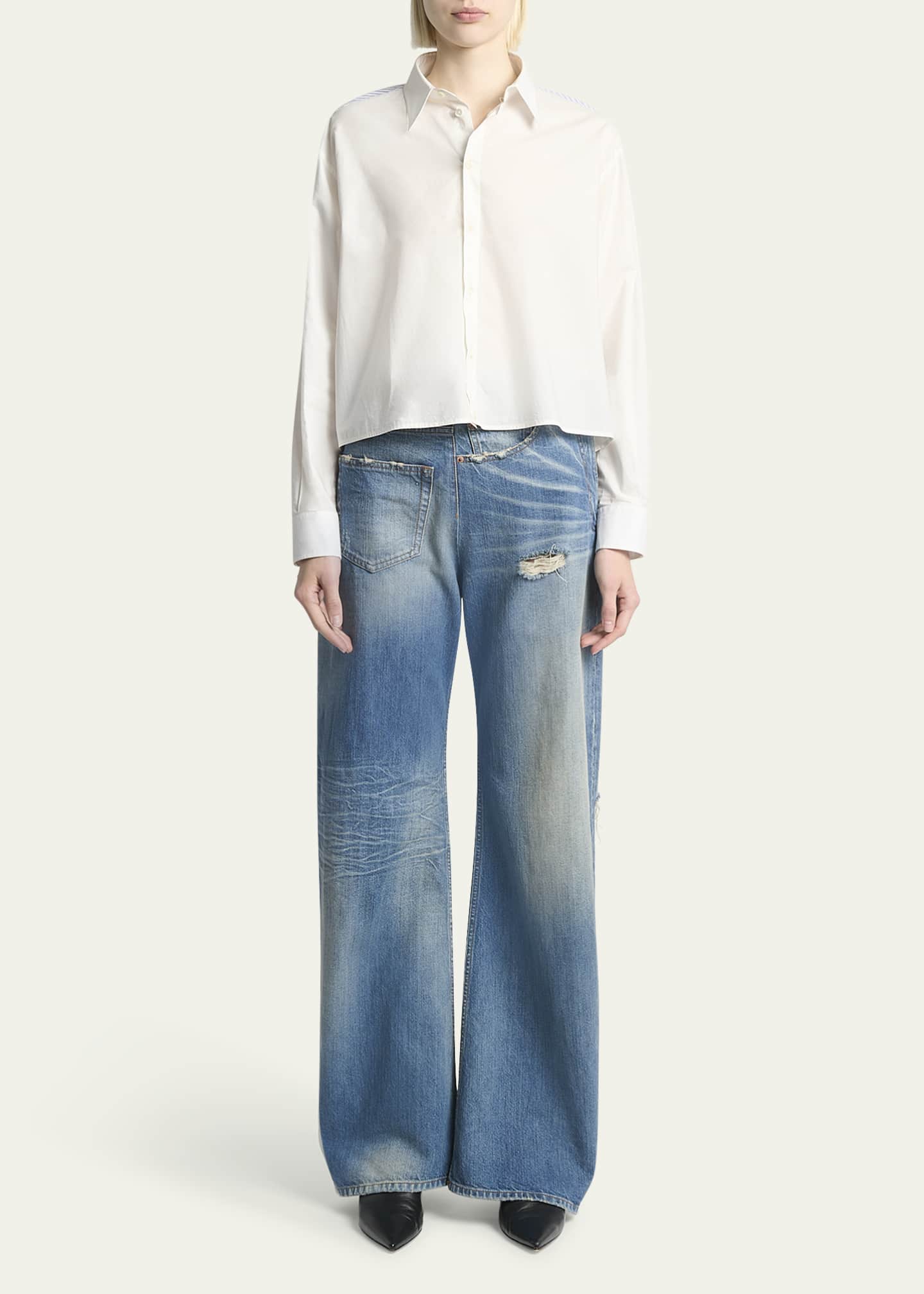 MM6 Maison Margiela Long-Sleeve Shirt Image 2 of 5