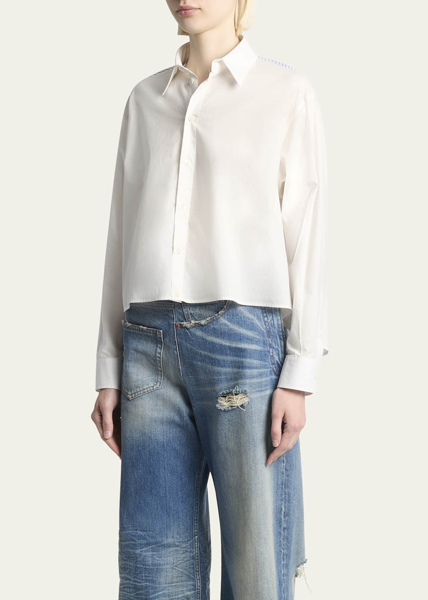MM6 Maison Margiela Long-Sleeve Shirt Image 4 of 5