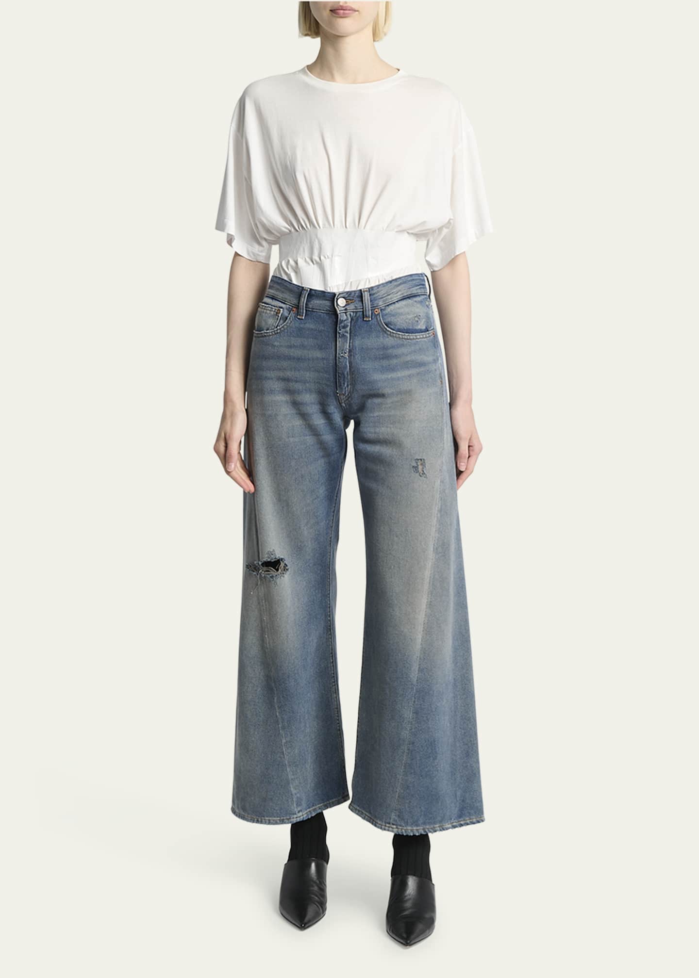 MM6 Maison Margiela 5-Pocket Flare Jeans Image 2 of 5