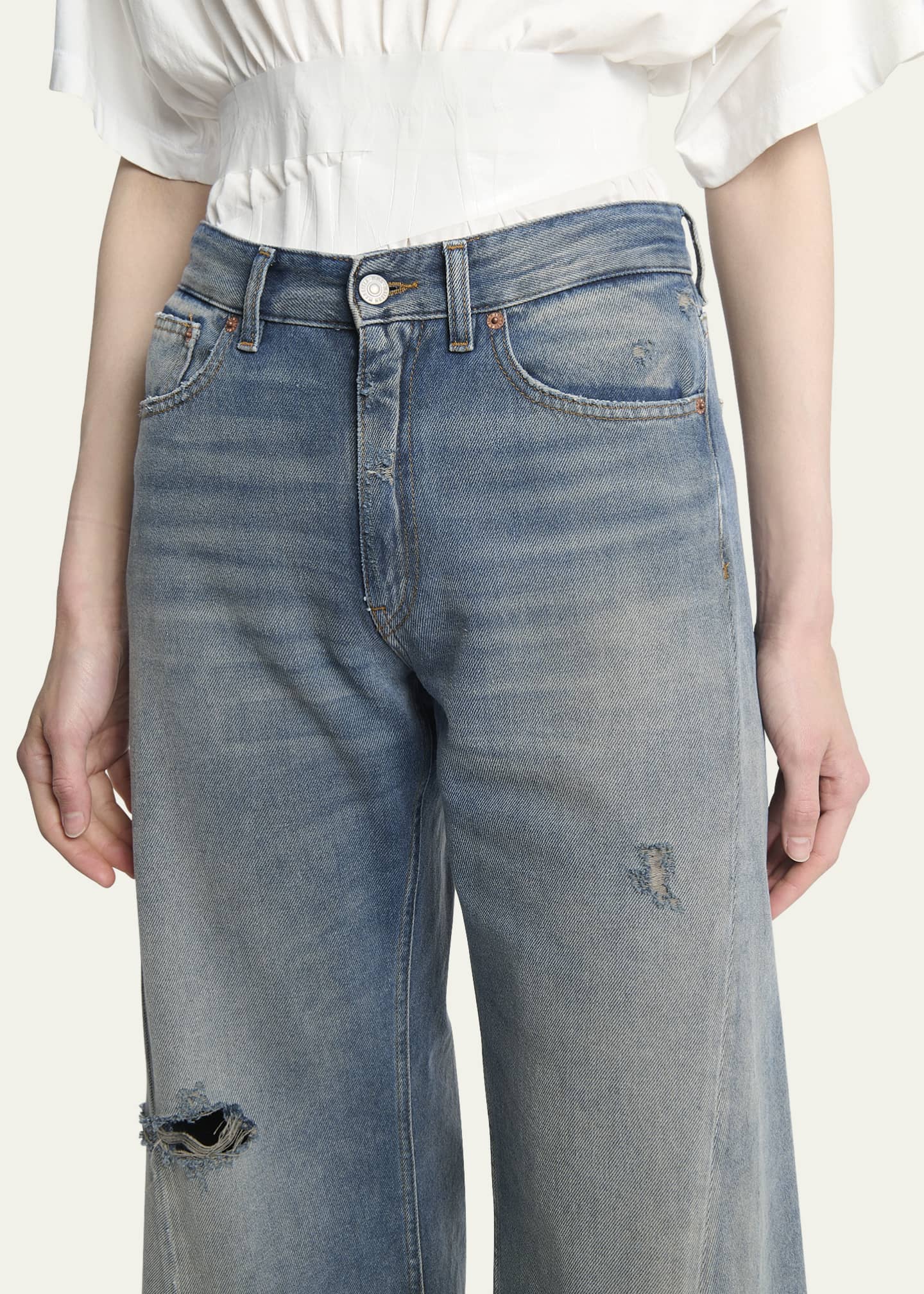 MM6 Maison Margiela 5-Pocket Flare Jeans Image 5 of 5