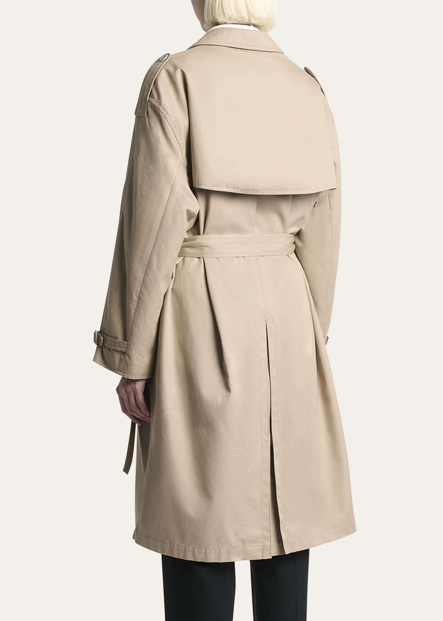 MM6 Maison Margiela Belted Trench Coat Image 3 of 5