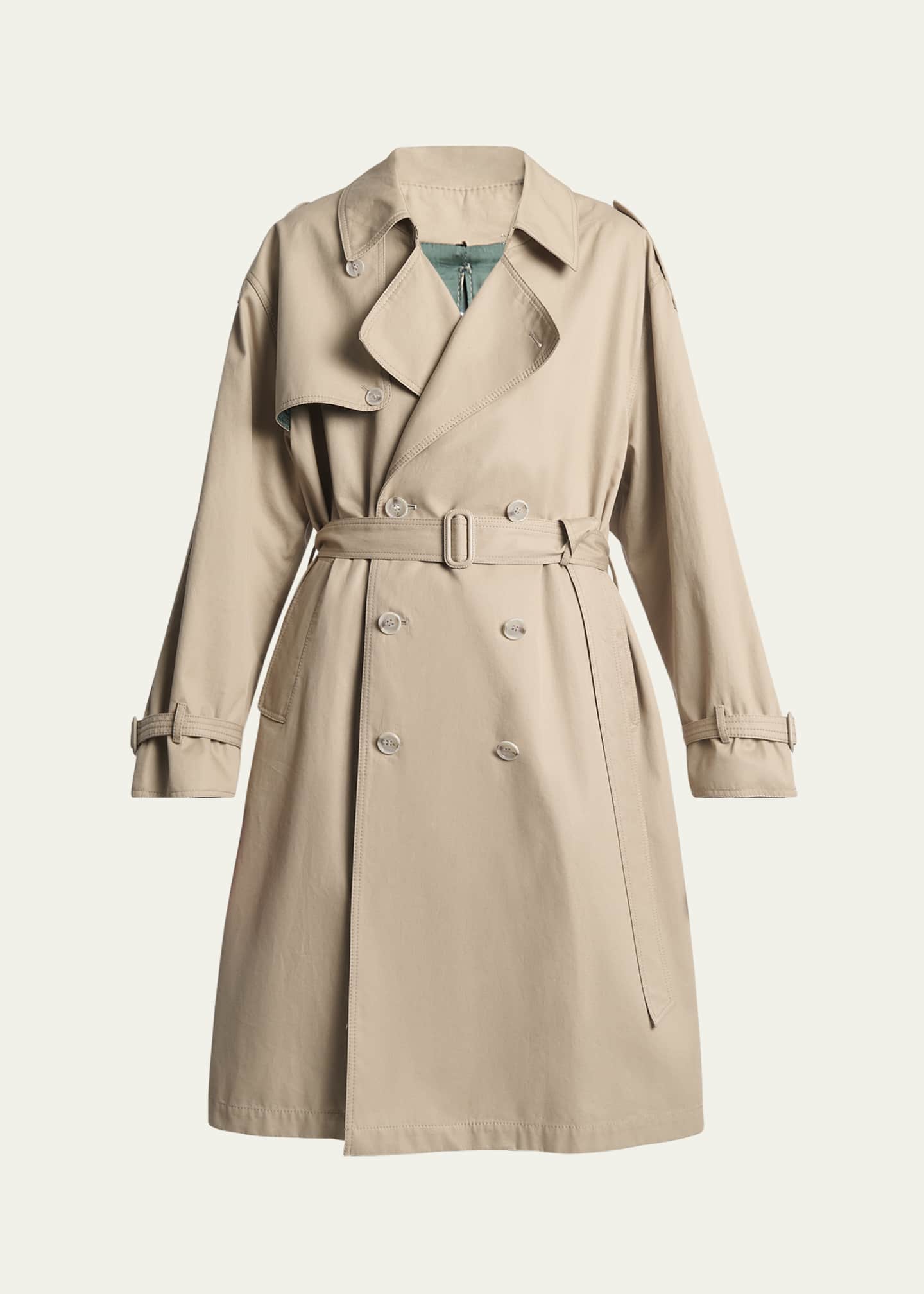 MM6 Maison Margiela Belted Trench Coat Image 1 of 5