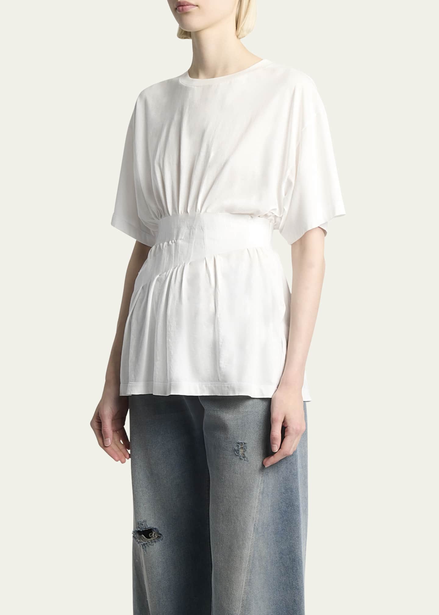 MM6 Maison Margiela Cotton Jersey T-Shirt Image 4 of 5