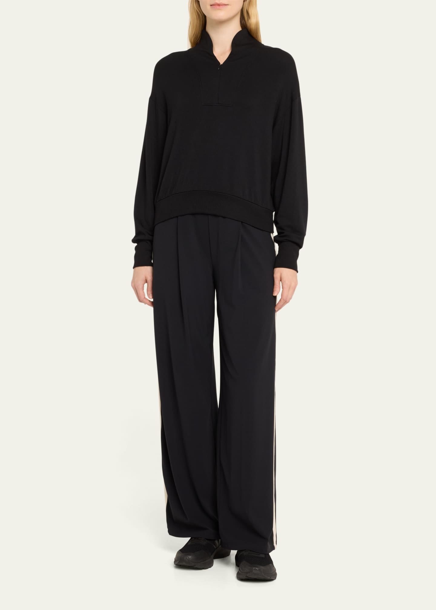Luca Airweight Trousers with Side Stripes - Thumbnail 2