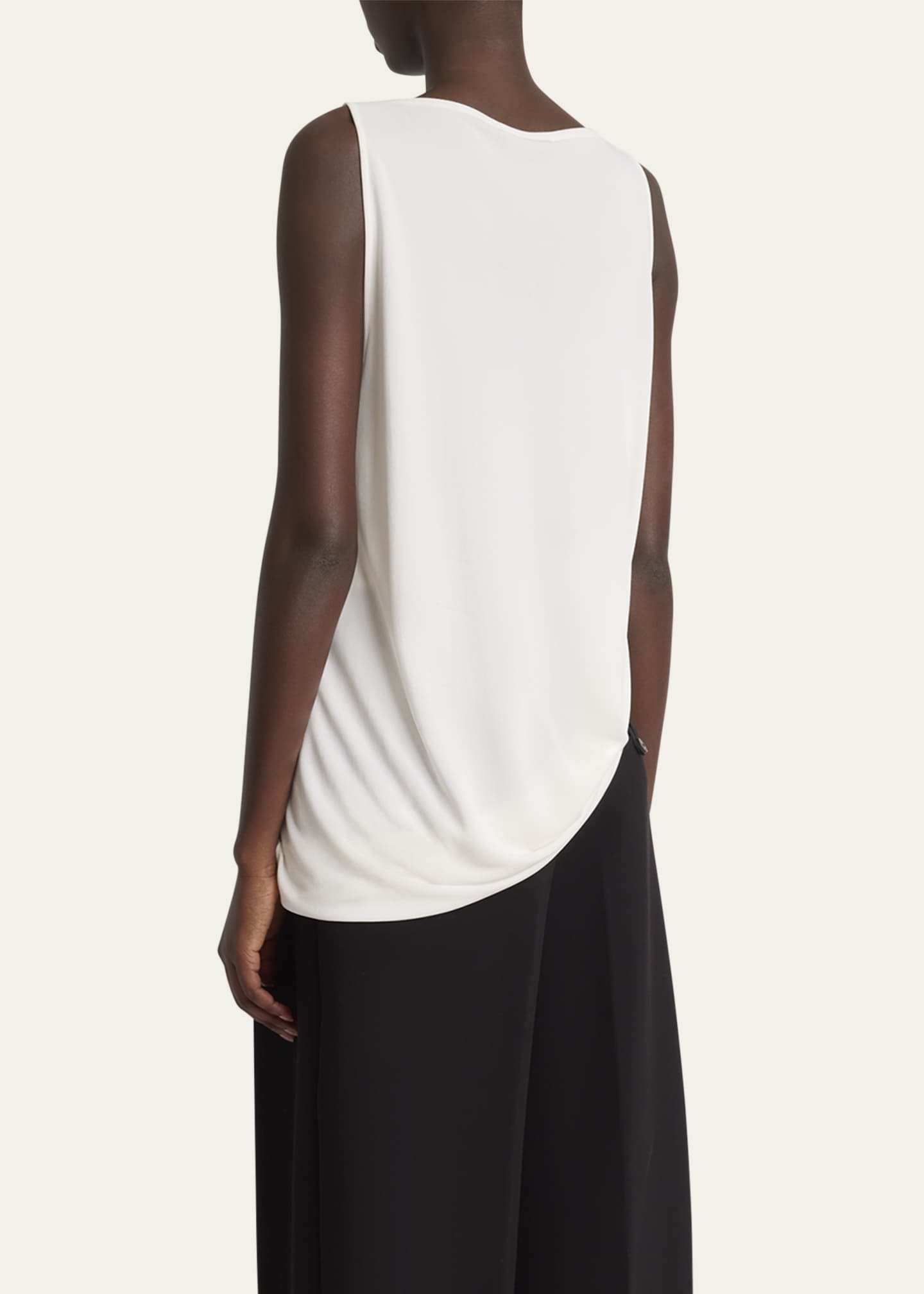 Jacquemus Peplo Cutout Asymmetric Tank Top Image 3 of 5