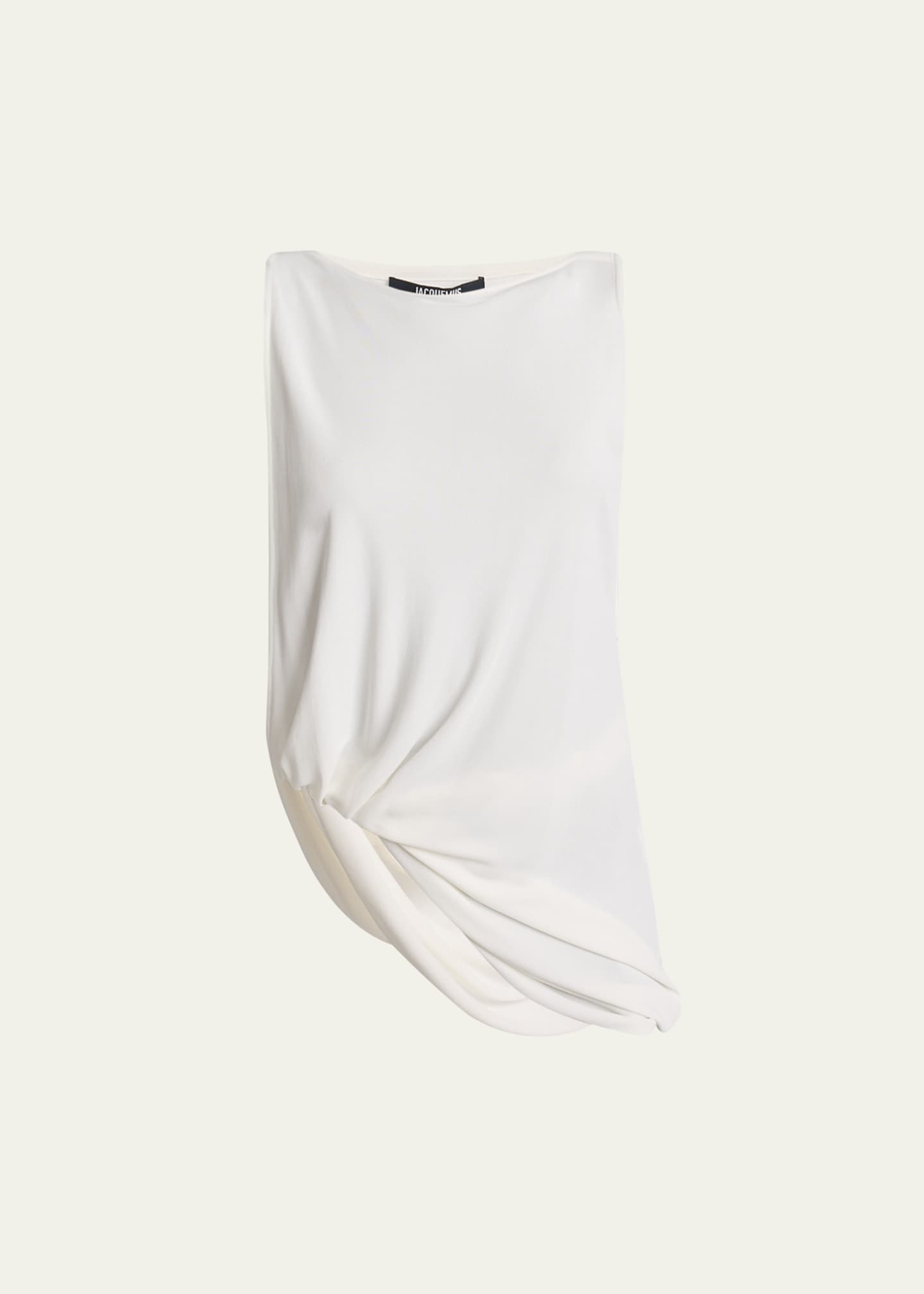 Jacquemus Peplo Cutout Asymmetric Tank Top Image 1 of 5