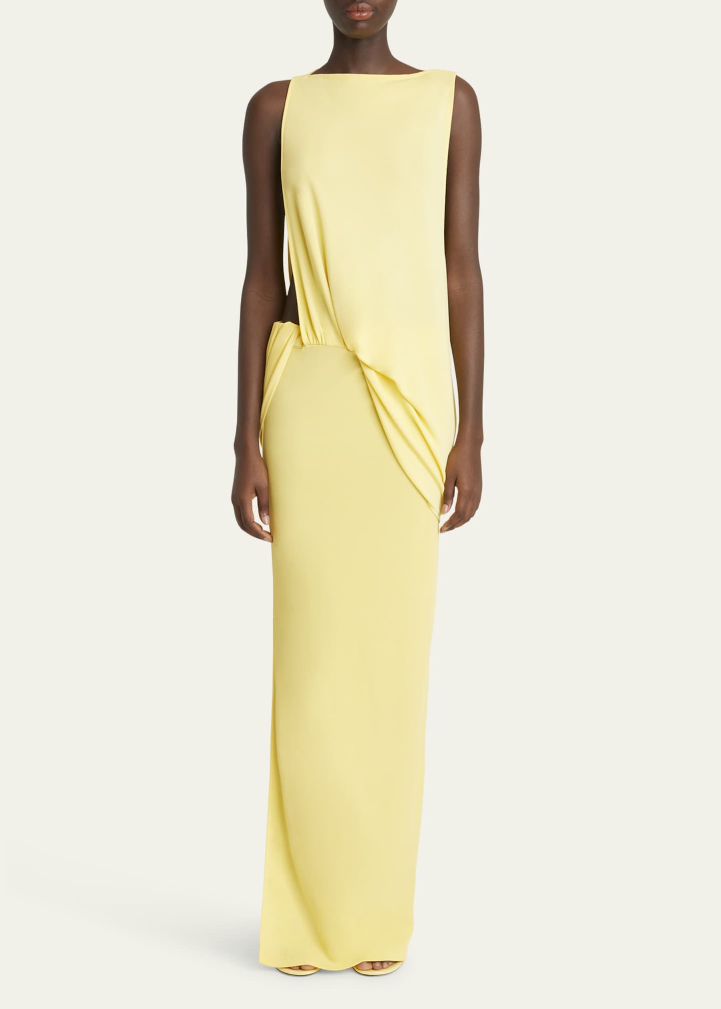 Jacquemus Peplo Longue Cutout Long Dress Image 2 of 5