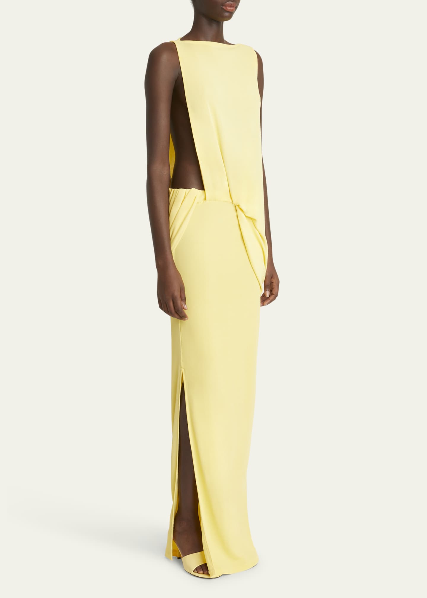 Jacquemus Peplo Longue Cutout Long Dress Image 4 of 5