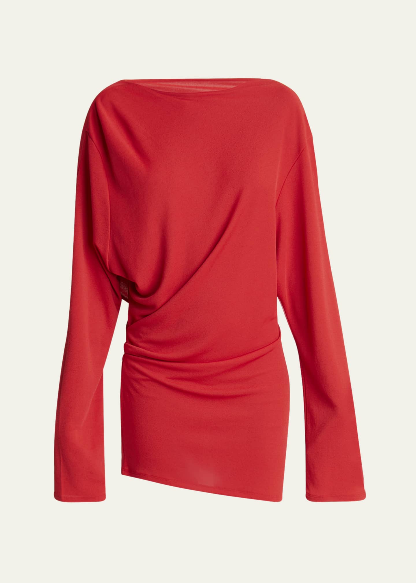 Jacquemus Croisiere Draped Backless Mini Dress Image 1 of 5