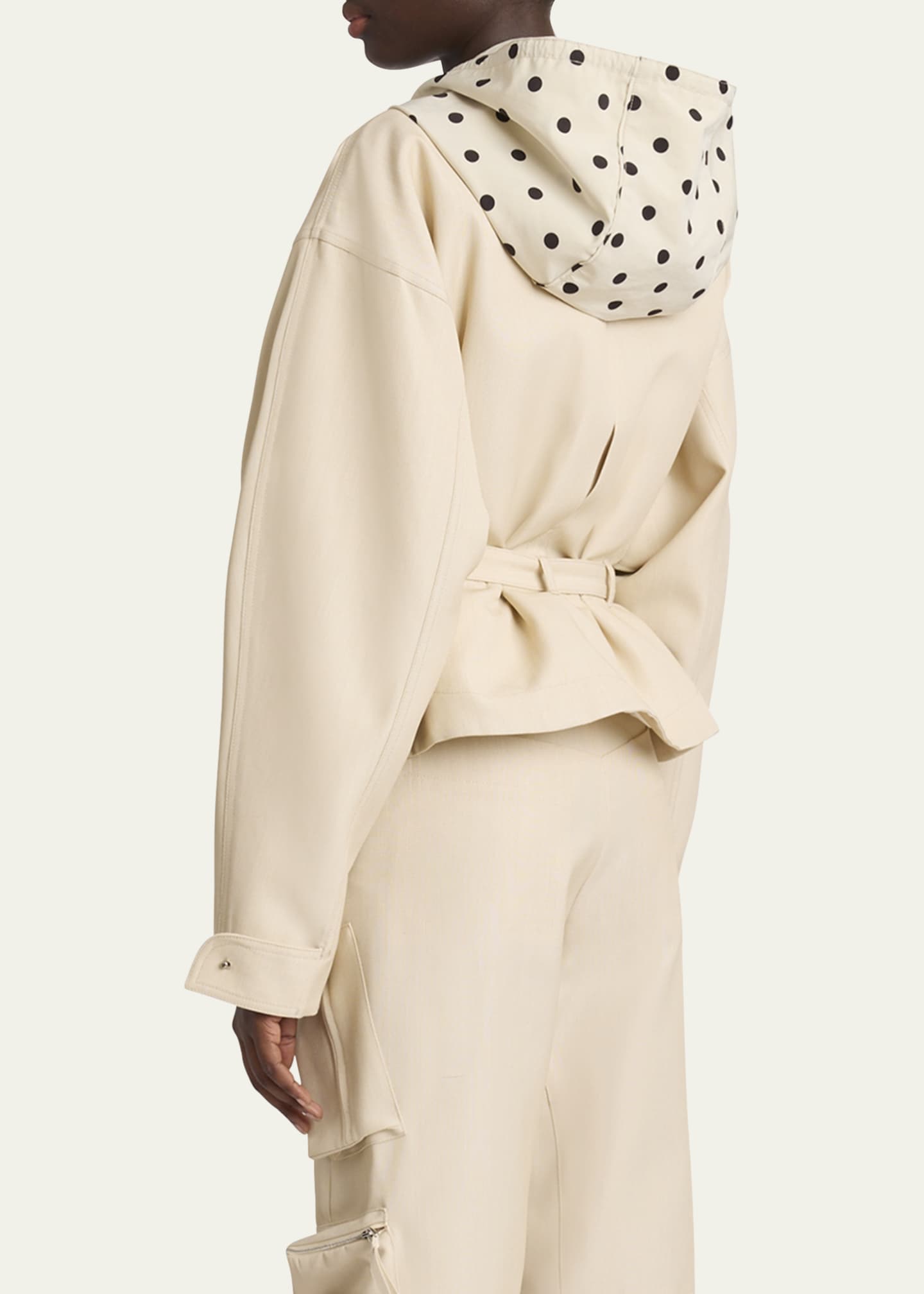 Jacquemus Ciro Belted Wool-Blend Jacket Image 3 of 5