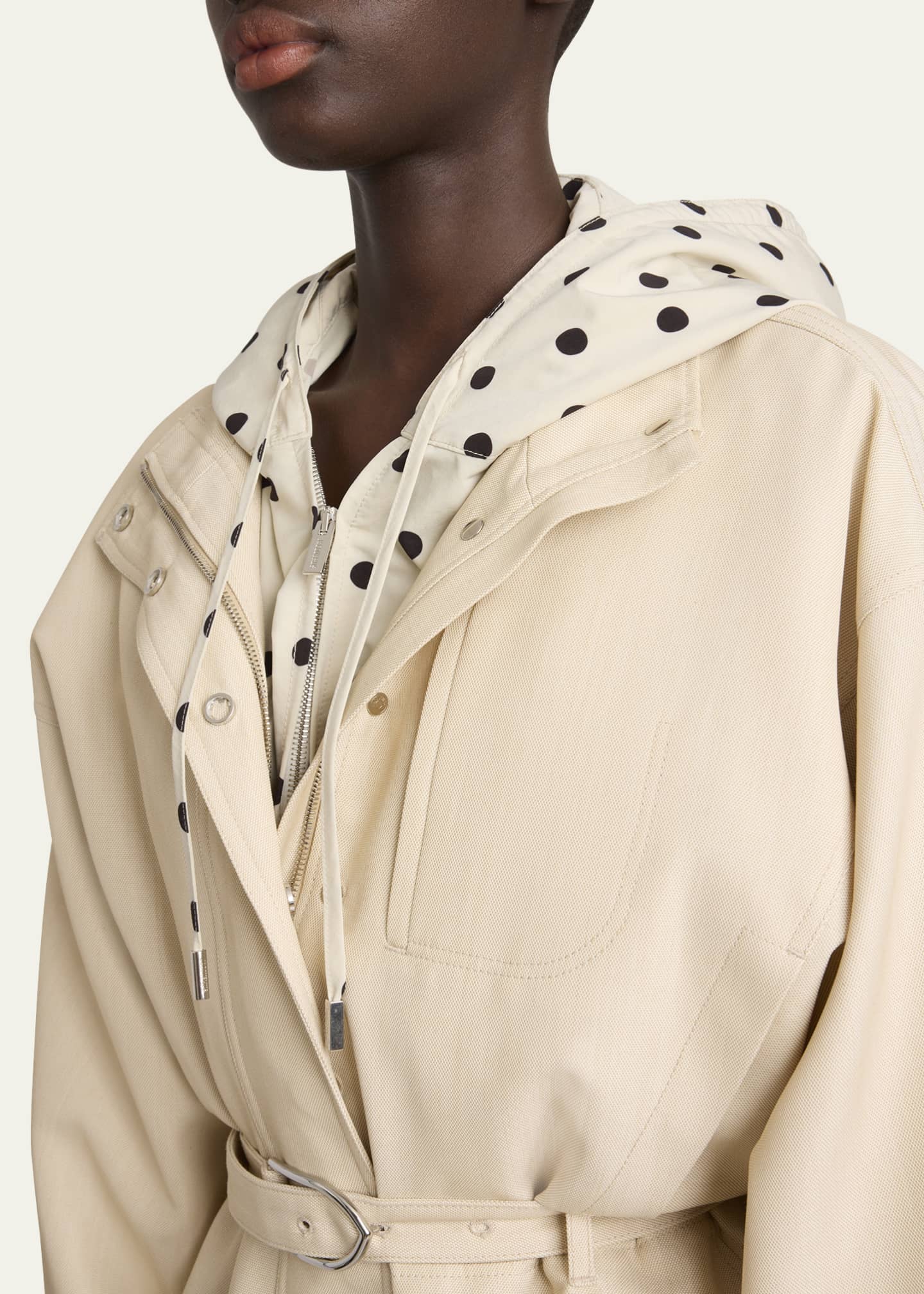 Jacquemus Ciro Belted Wool-Blend Jacket Image 5 of 5