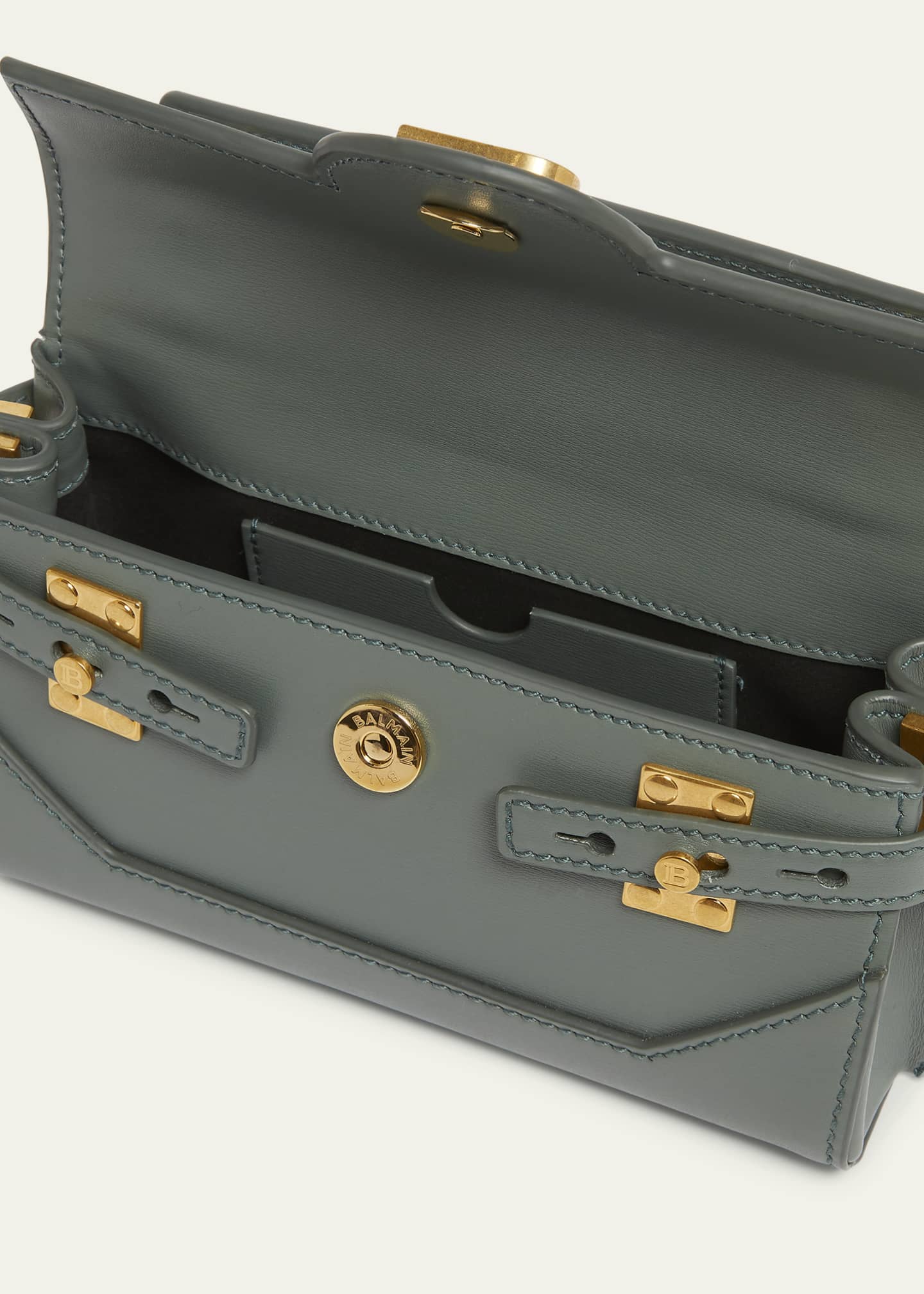 Balmain BBuzz 19 Crossbody Bag in Calfskin Image 4 of 5