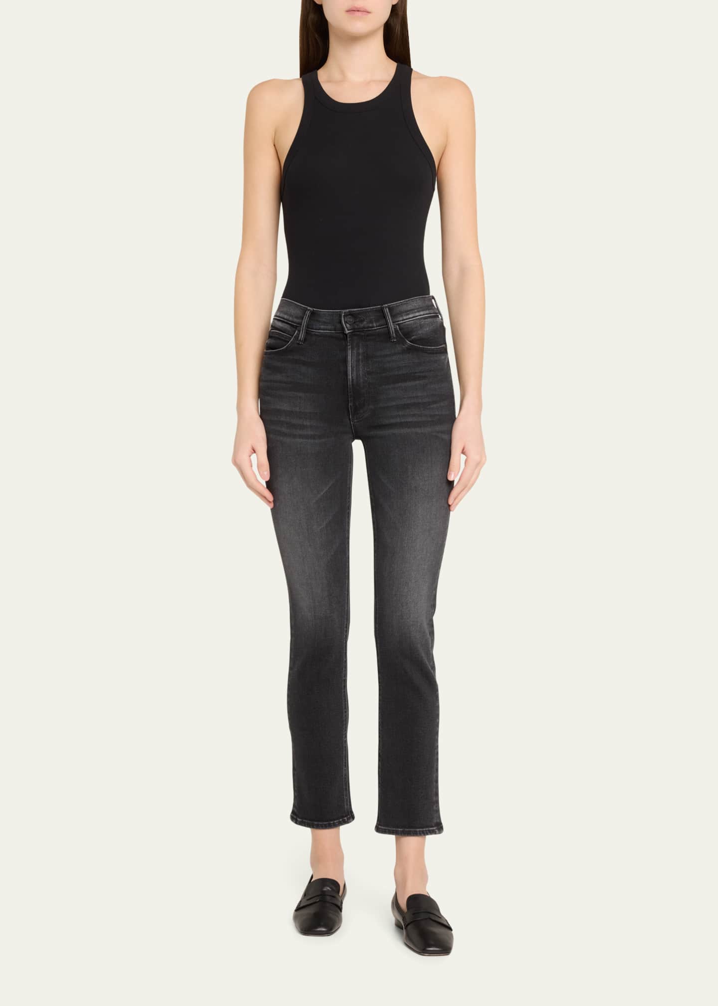 MOTHER The Mid-Rise Dazzler Flood Jeans Image 2 of 5