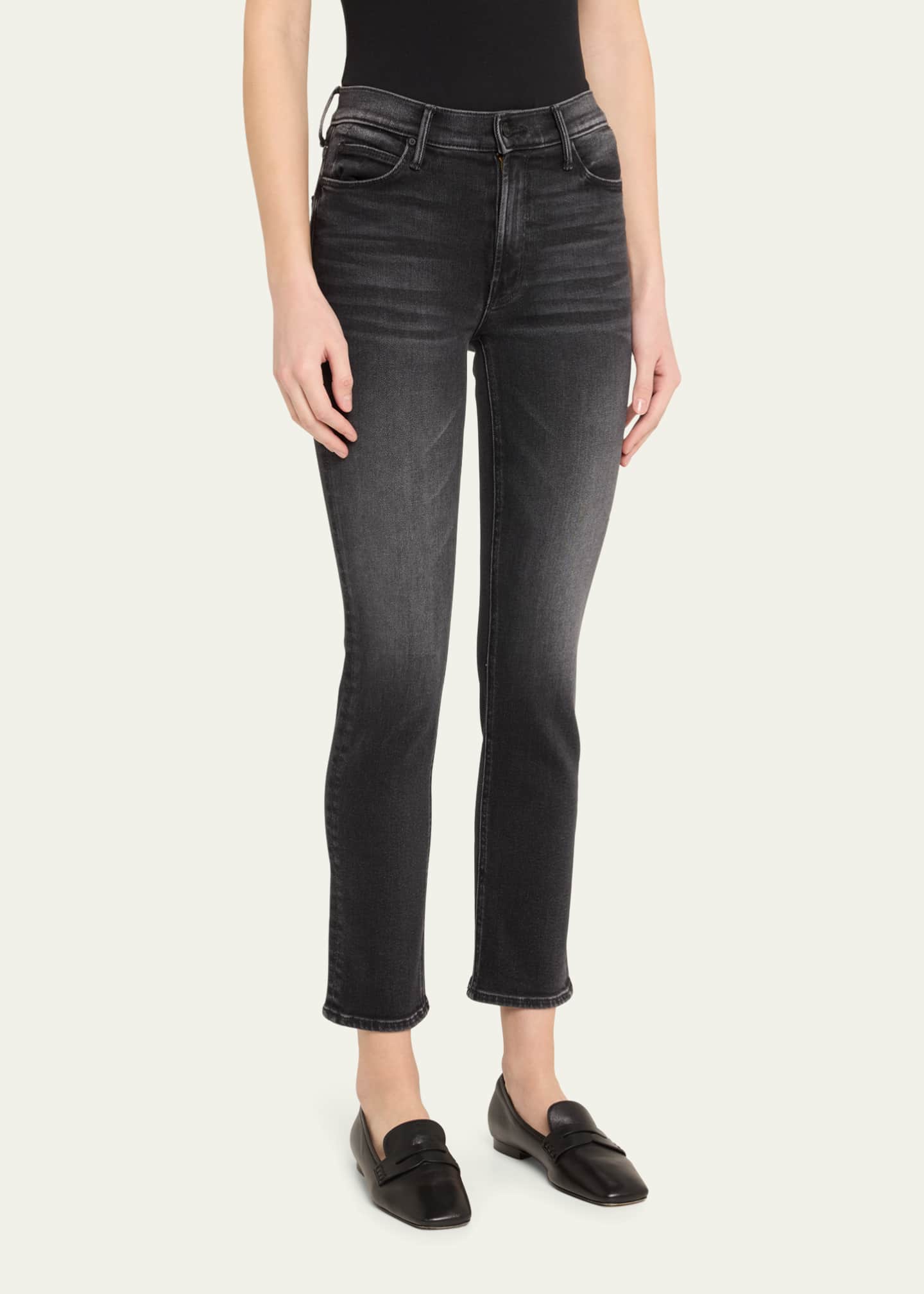 MOTHER The Mid-Rise Dazzler Flood Jeans Image 4 of 5