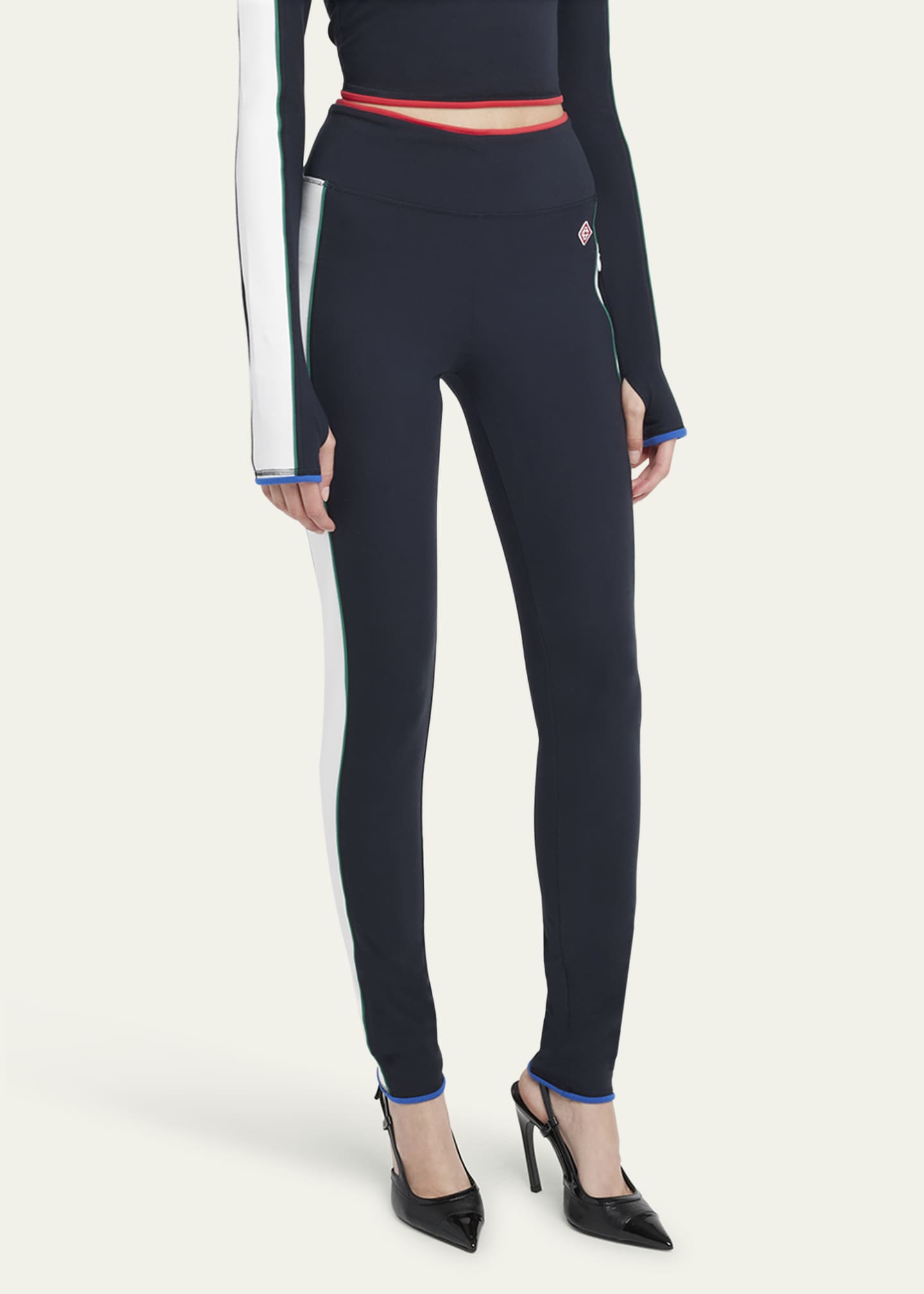 CASABLANCA Side-Stripe Activewear Leggings Image 4 of 5