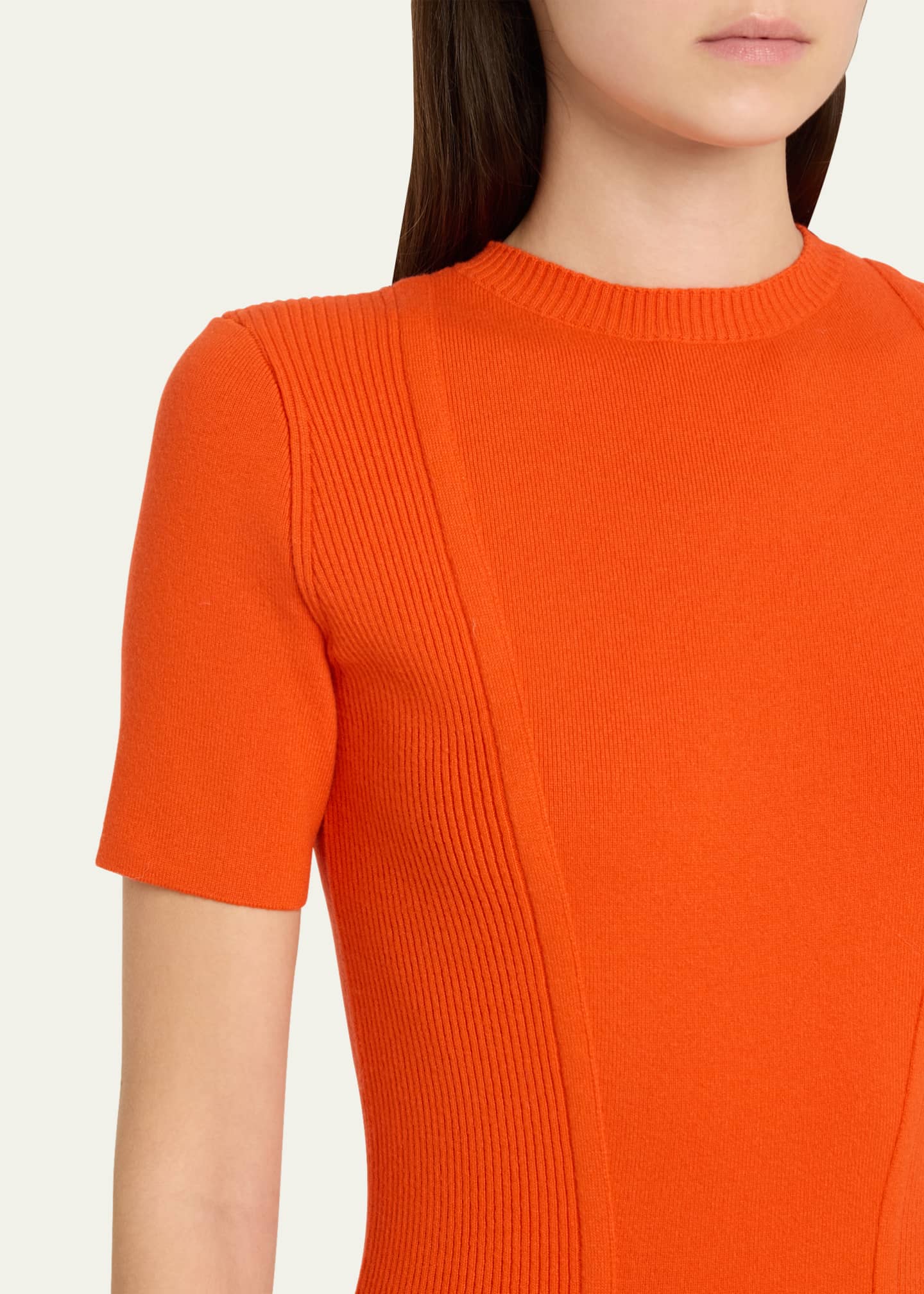Ralph Lauren Collection Ribbed Body-Con Cashmere Dress Image 5 of 5