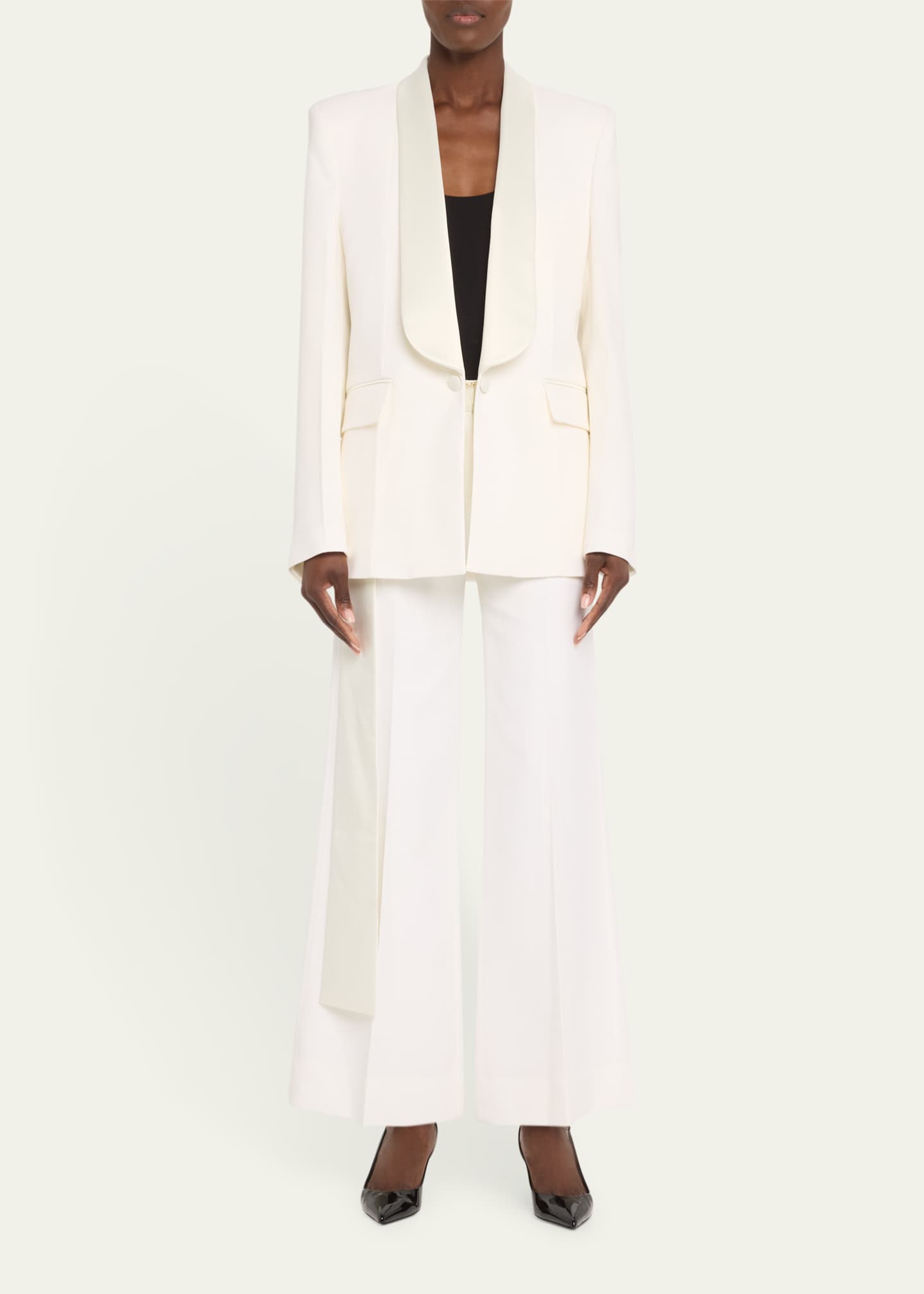 Victoria Beckham Shawl Collar Tux Jacket Image 2 of 5