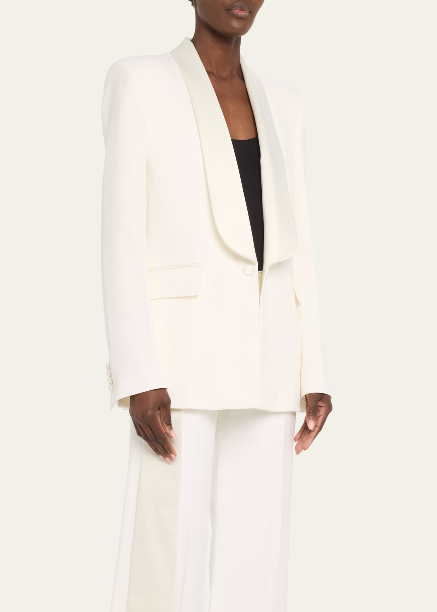 Victoria Beckham Shawl Collar Tux Jacket Image 4 of 5