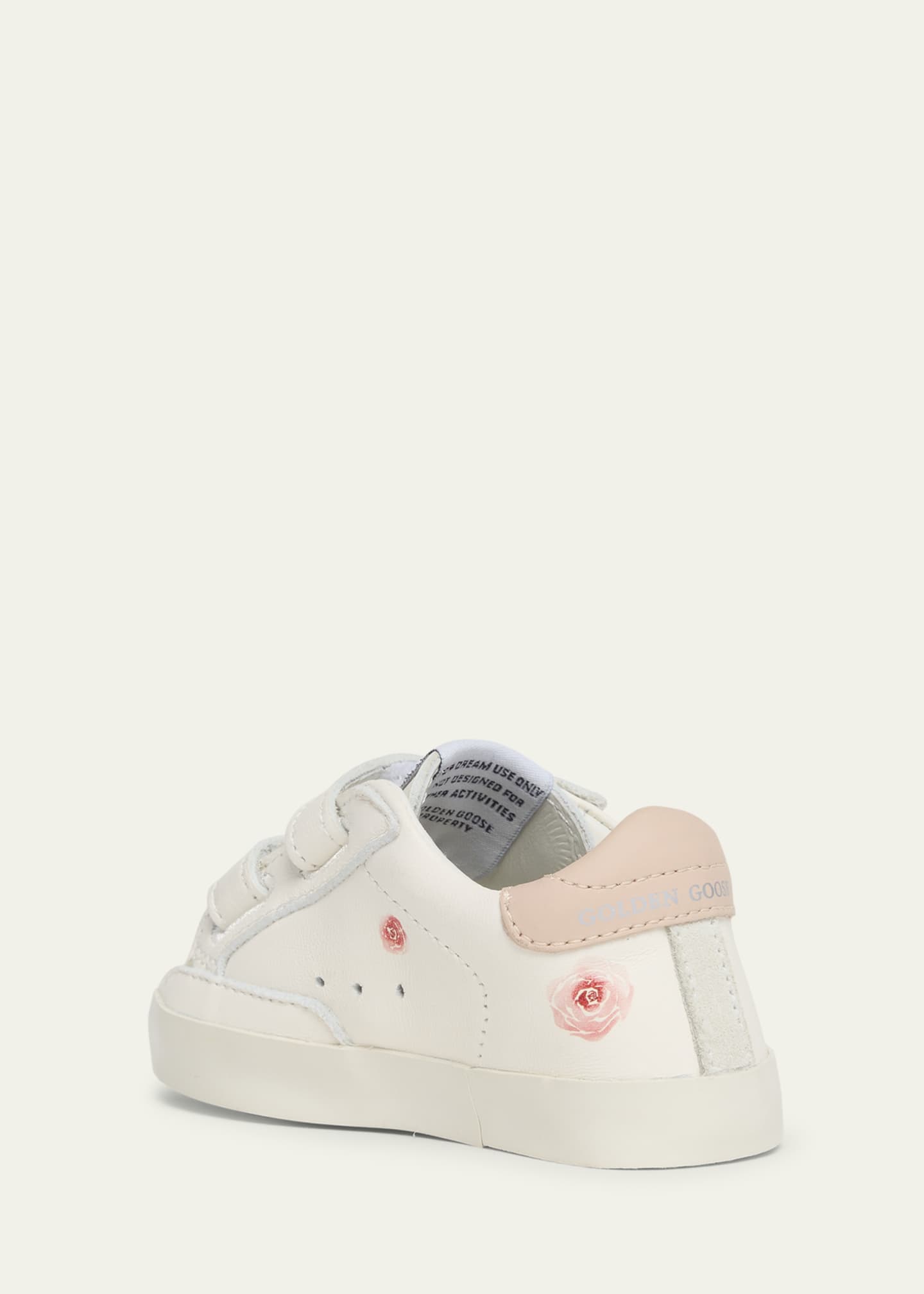 Golden Goose Girl's Baby School Nappa Leather & Suede Sneakers, Baby Image 2 of 4