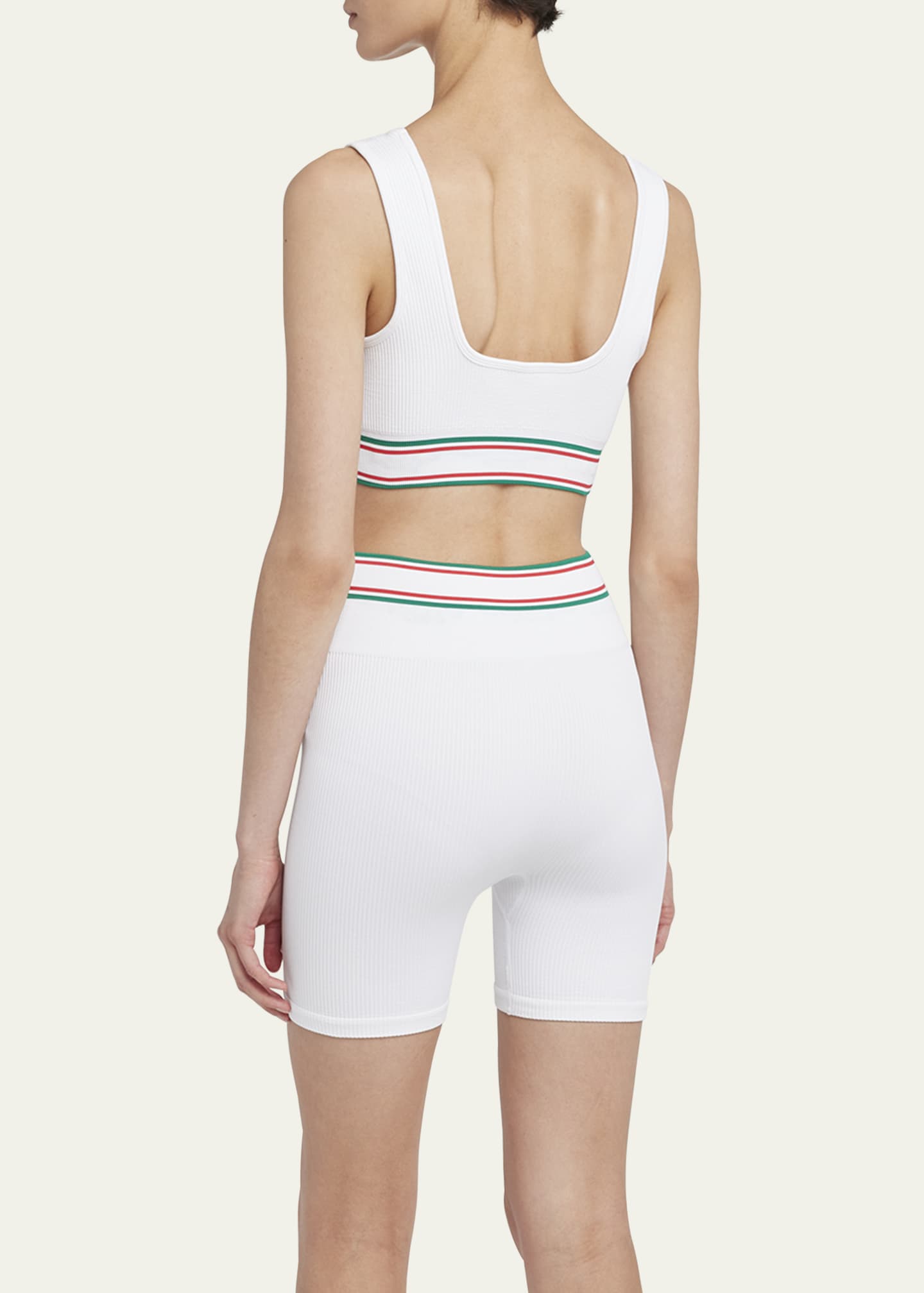 CASABLANCA Seamless Ribbed Sports Bra Image 3 of 5