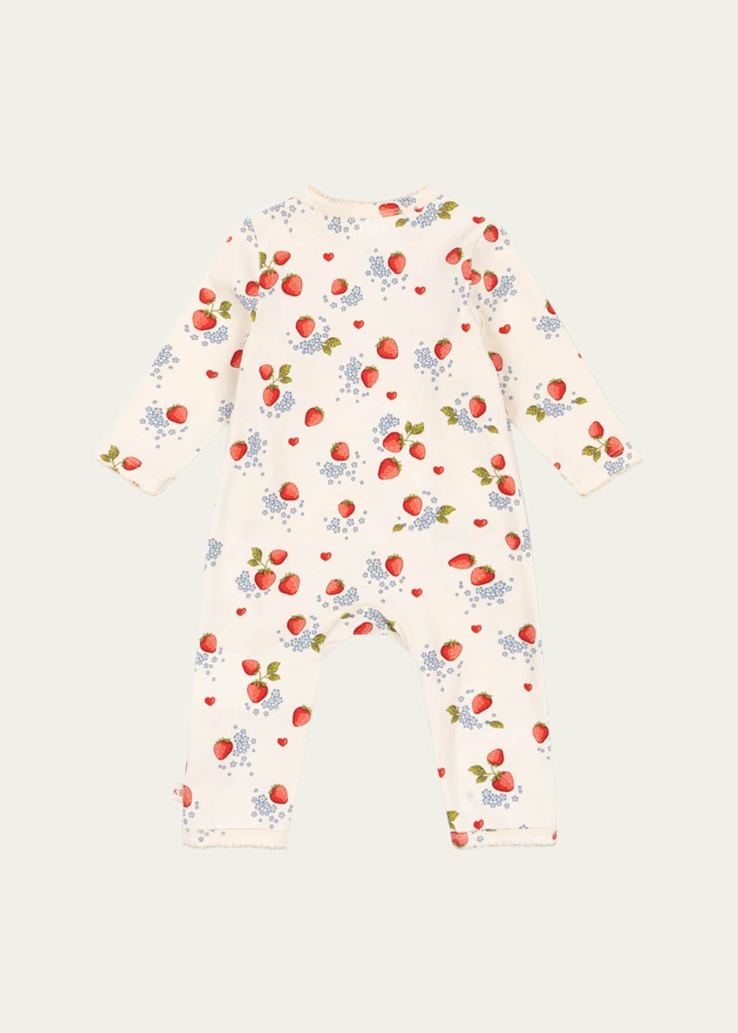 Konges Slojd Kid's Fruit Motif Coverall, Size Premie-6M Image 2 of 3