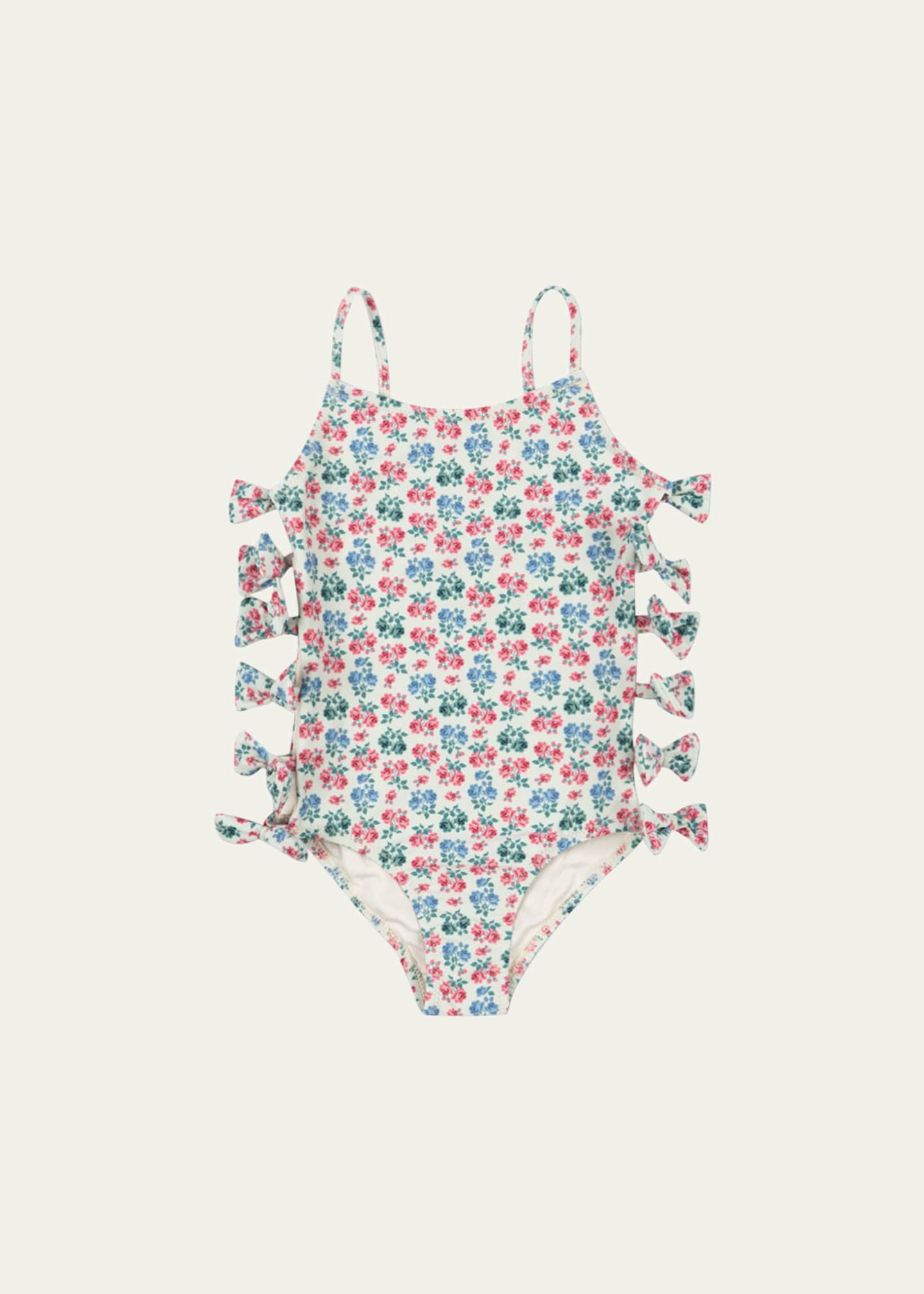 Konges Slojd Girl's Edith Floral-Print Swimsuit, Size 2-10