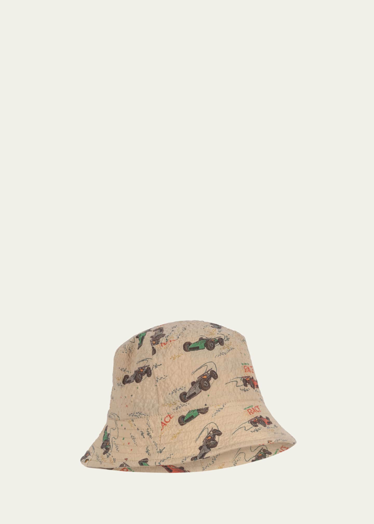Konges Slojd Boy's Elliot Race Car Bucket Hat, Size 12M-8 Image 2 of 2